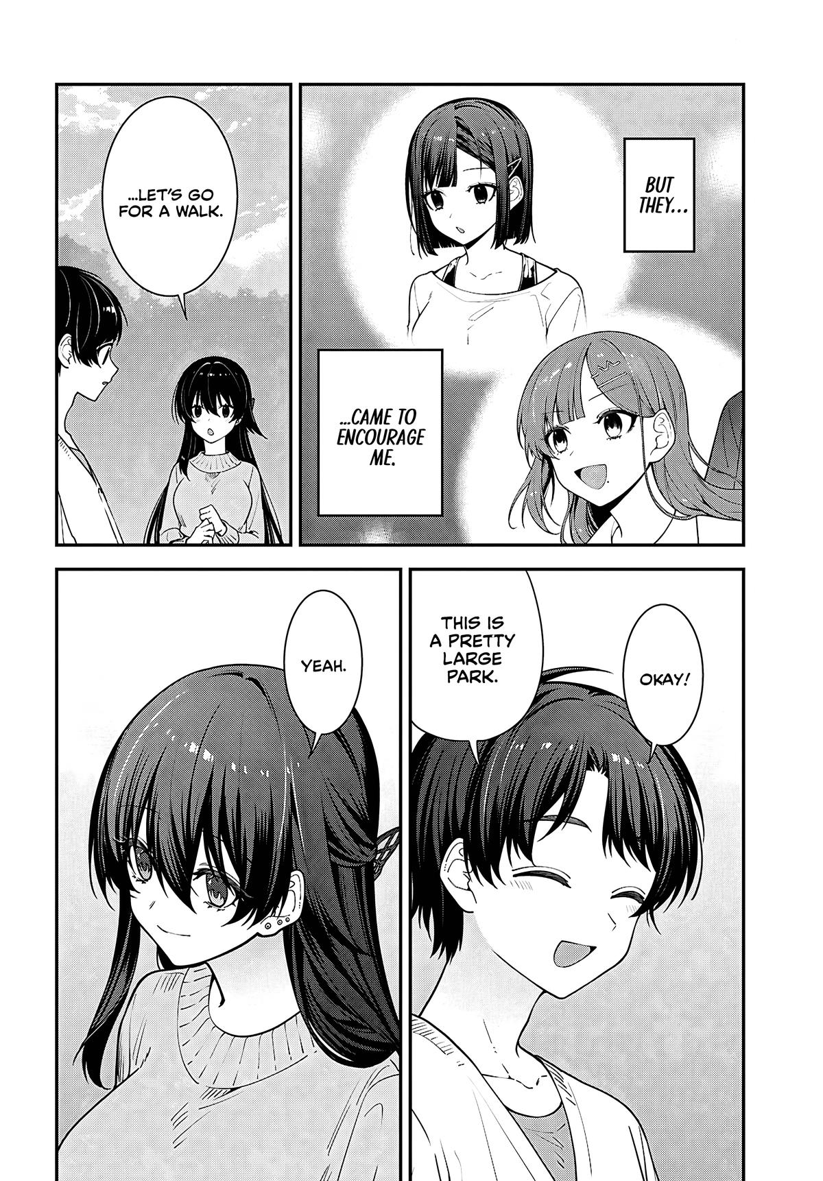 Tonari no Seki no Yankee Shimizu-san ga Kami wo Kuroku Sometekita Chap 21 - Next Chap 22