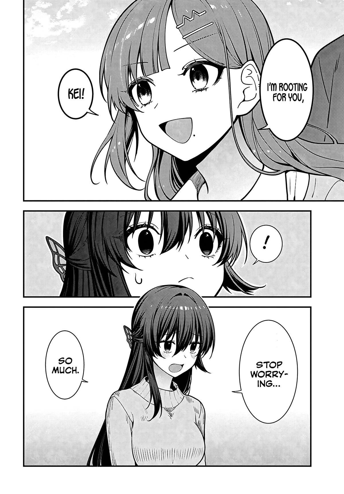 Tonari no Seki no Yankee Shimizu-san ga Kami wo Kuroku Sometekita Chap 21 - Next Chap 22