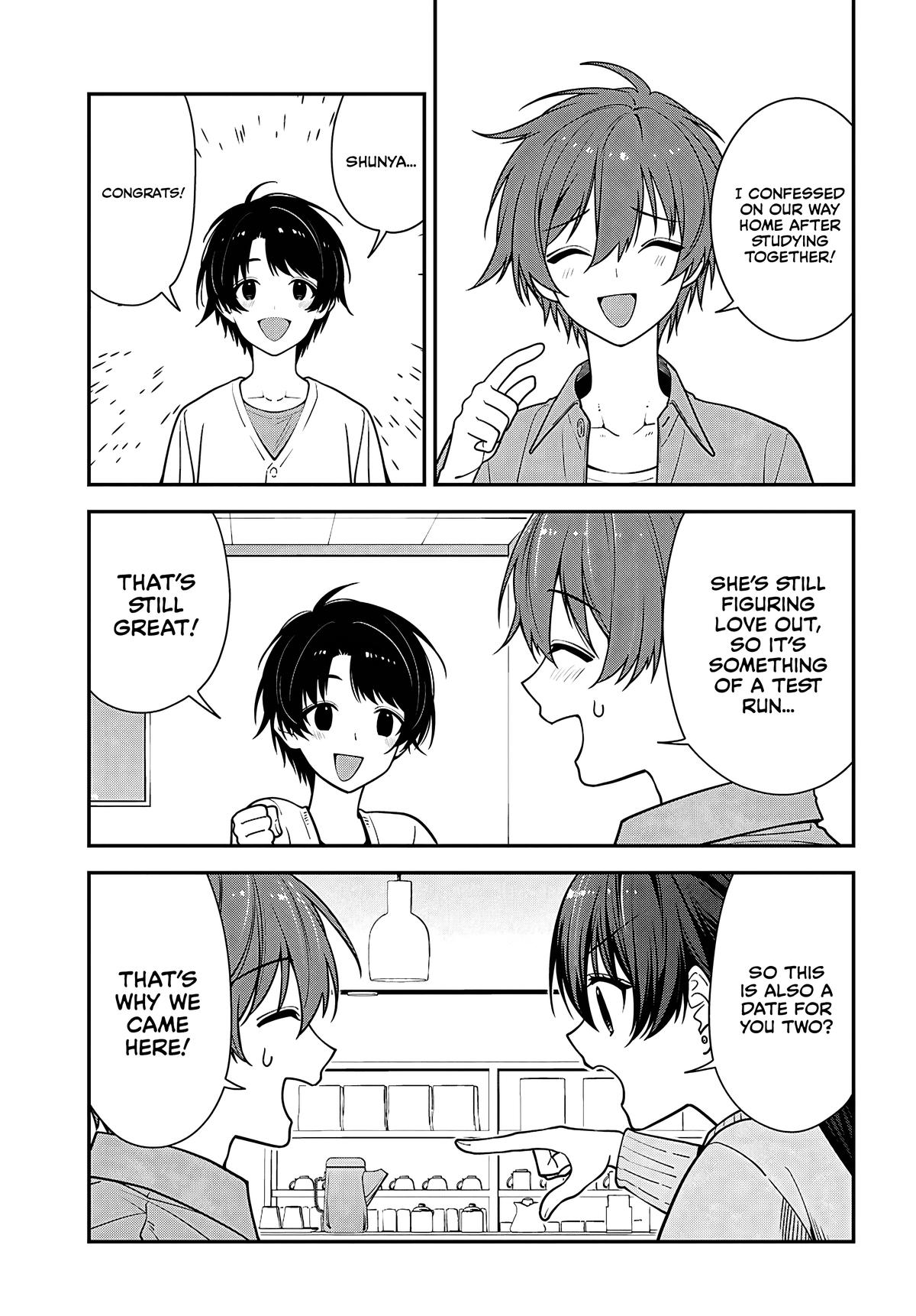 Tonari no Seki no Yankee Shimizu-san ga Kami wo Kuroku Sometekita Chap 21 - Next Chap 22