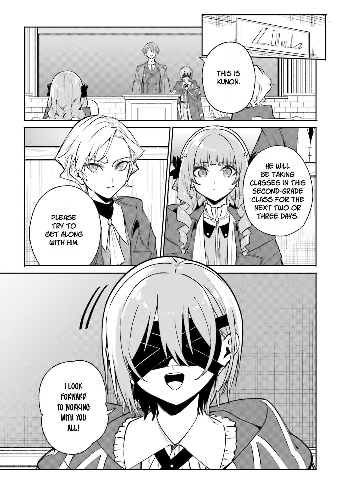 Majutsushi Kunon wa Mieteiru Chap 34 - Next Chap 35