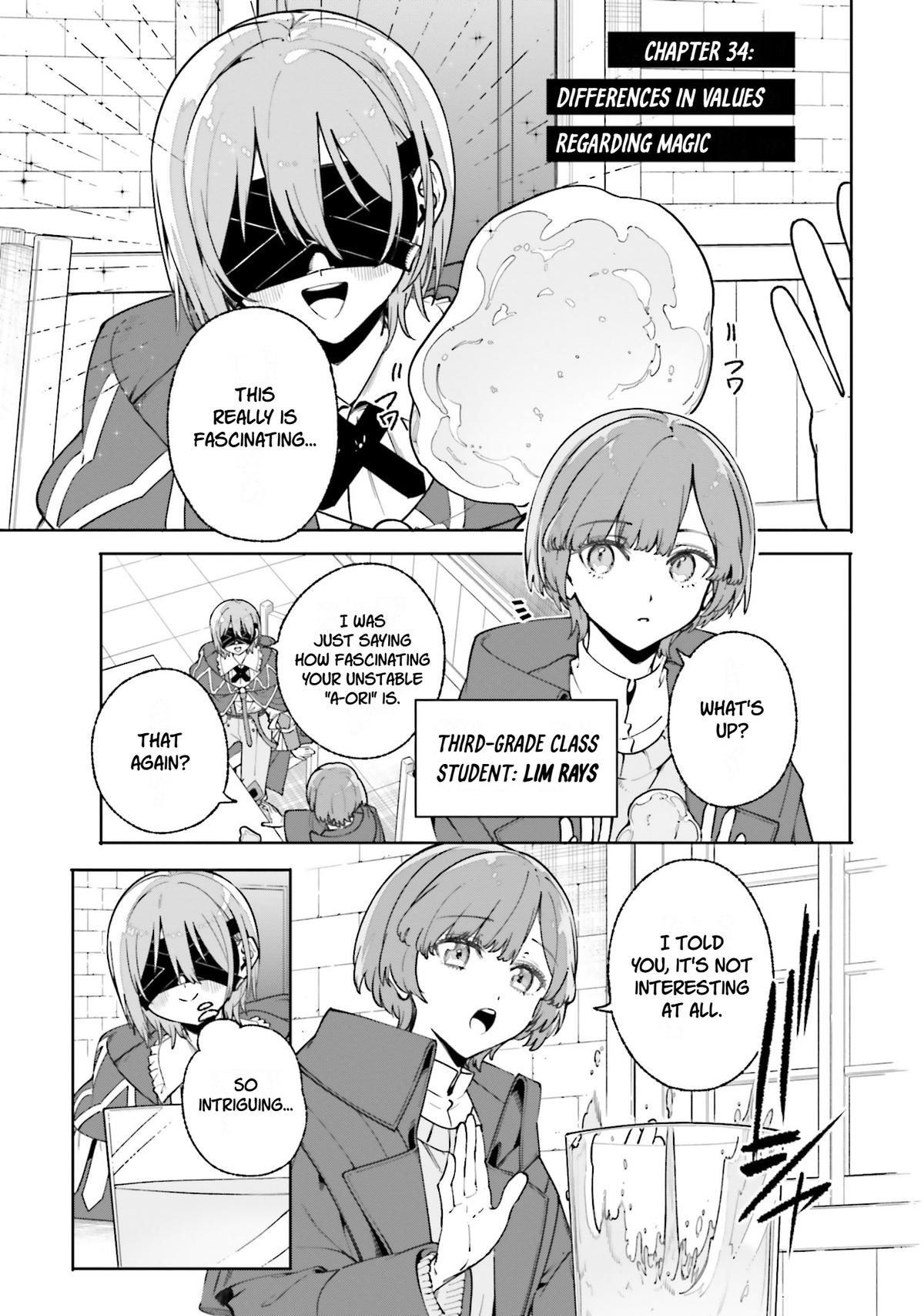 Majutsushi Kunon wa Mieteiru Chap 34 - Next Chap 35