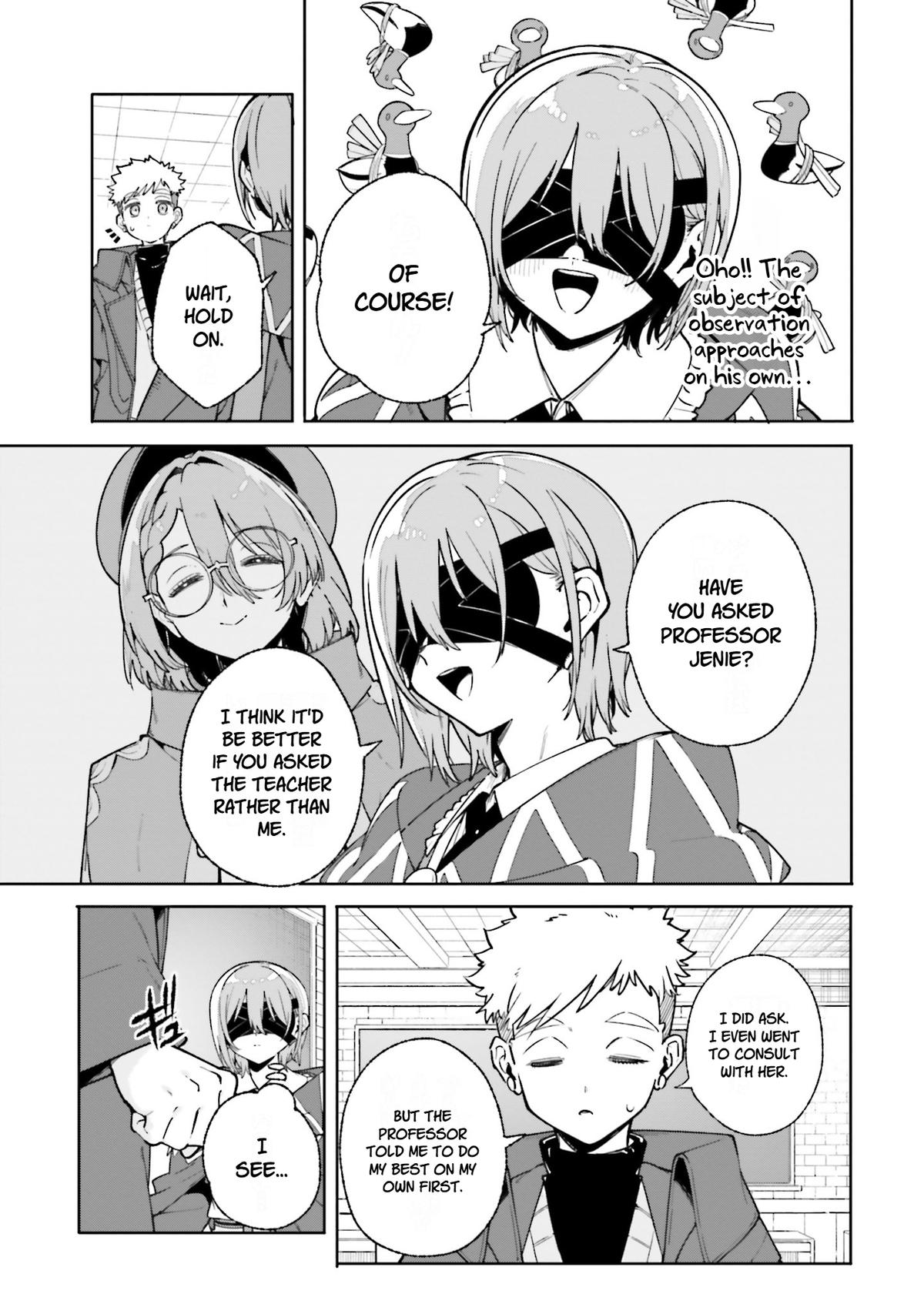 Majutsushi Kunon wa Mieteiru Chap 34 - Next Chap 35
