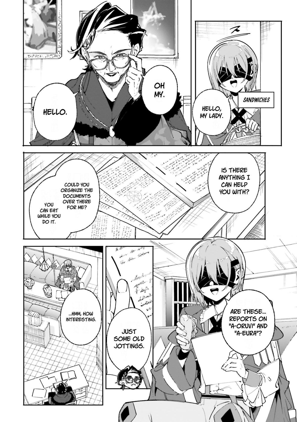 Majutsushi Kunon wa Mieteiru Chap 34 - Next Chap 35