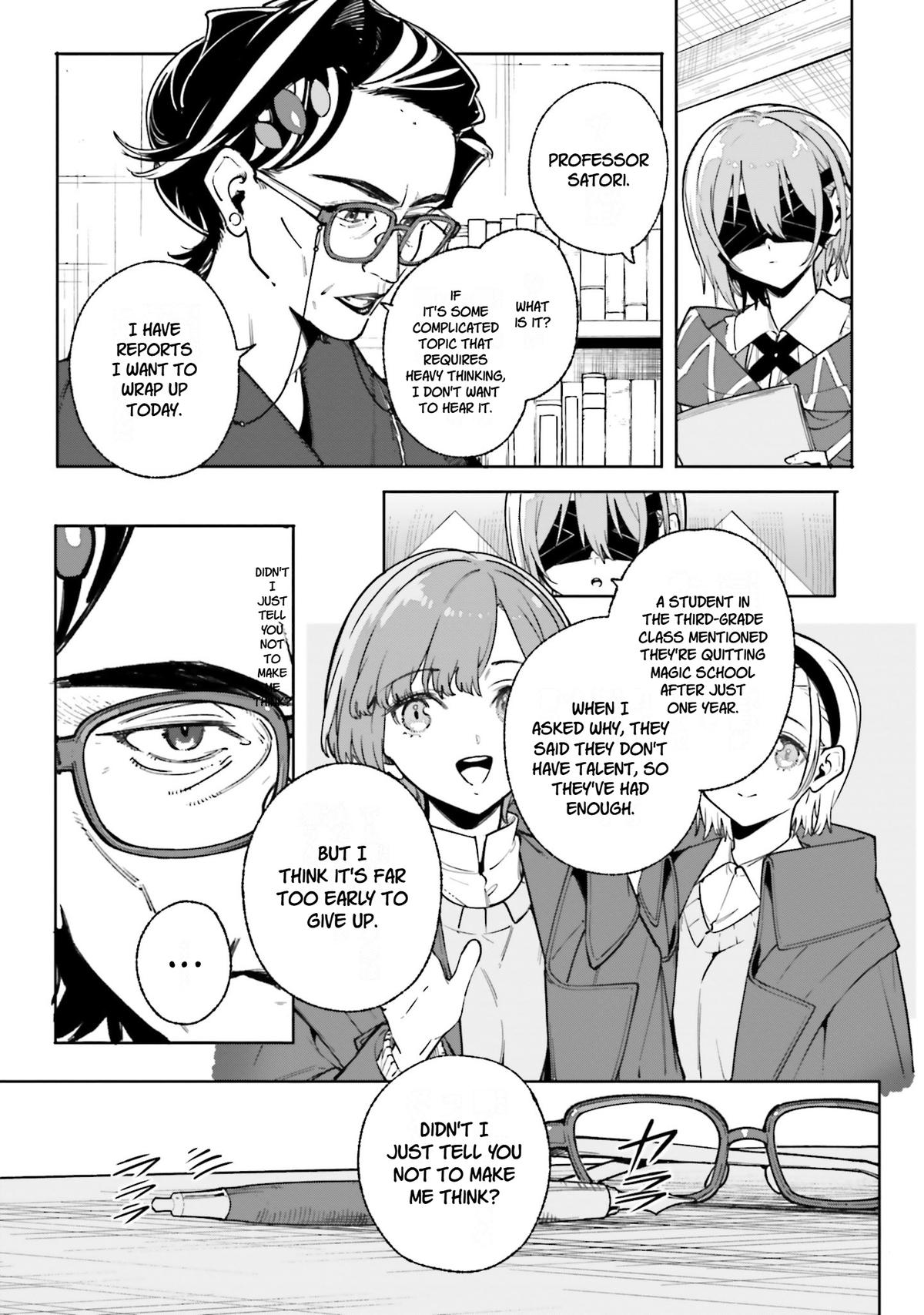 Majutsushi Kunon wa Mieteiru Chap 34 - Next Chap 35