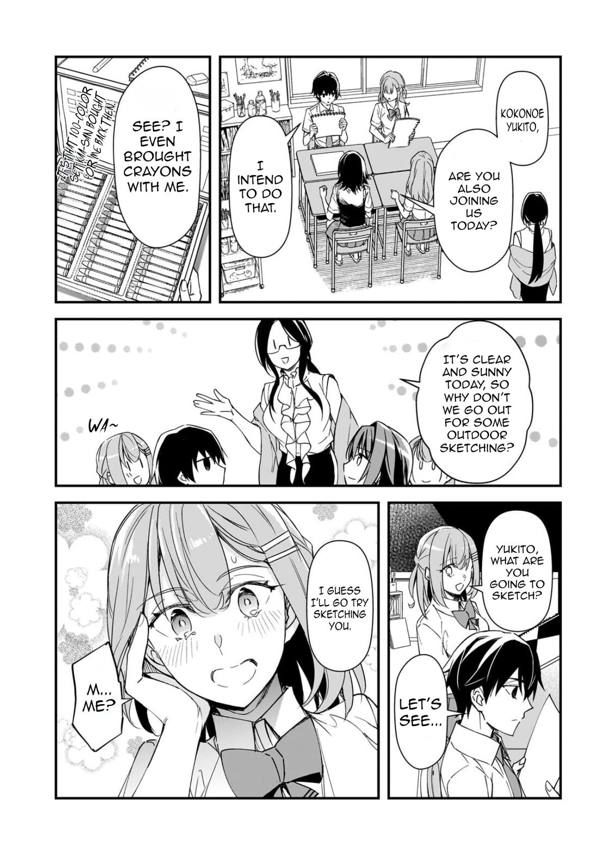Ore ni Trauma wo Ataeta Joshi-tachi ga Chirachira Mitekuru kedo, Zannen desu ga Teokure desu Chap 34.2 - Next Chap 35.2
