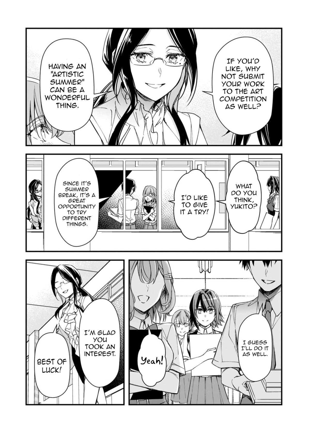 Ore ni Trauma wo Ataeta Joshi-tachi ga Chirachira Mitekuru kedo, Zannen desu ga Teokure desu Chap 34.2 - Next Chap 35.2