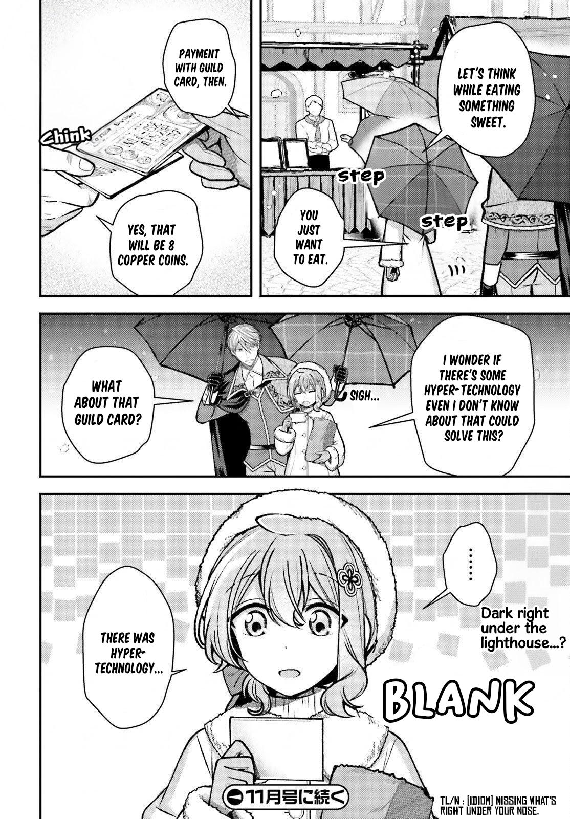 Tensei Renkin Shoujo no Slow Life Chap 30 - Next Chap 31