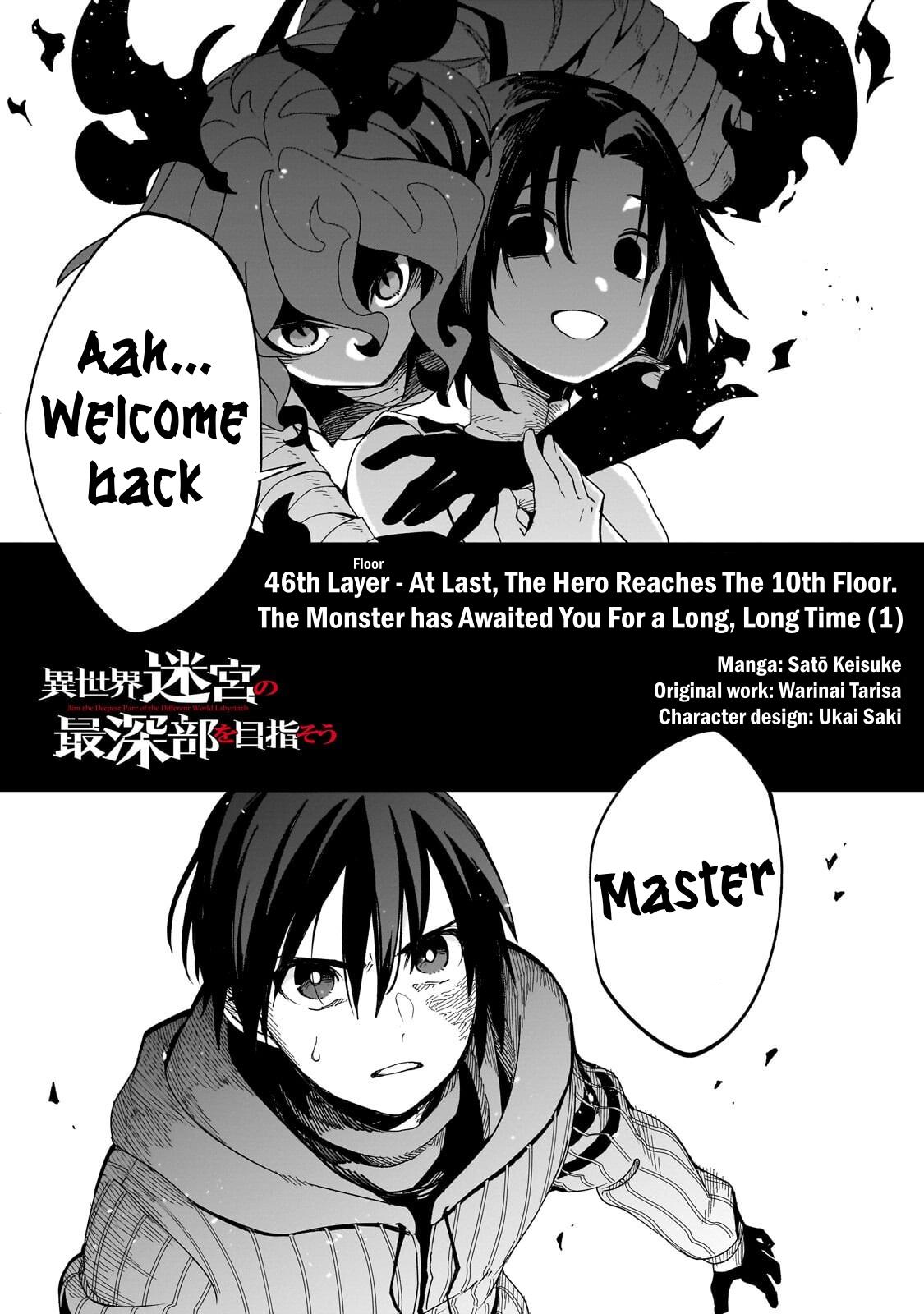 Isekai Meikyuu no Saishinbu o Mezasou Chap 46 - Next Chap 47