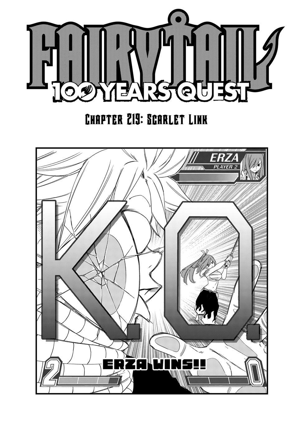 Fairy Tail: 100 Years Quest Chap 219 - Next Chap 220