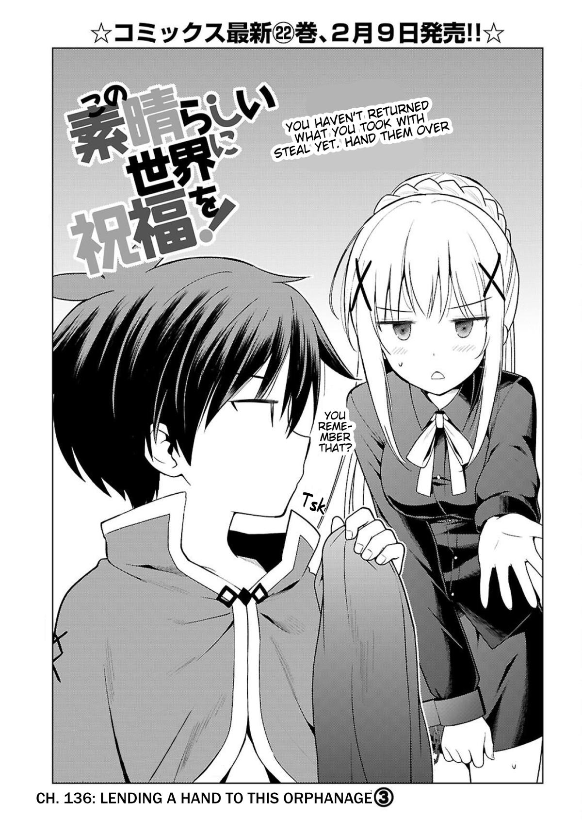 Kono Subarashii Sekai ni Shukufuku o! Chap 136 - Next Chap 137