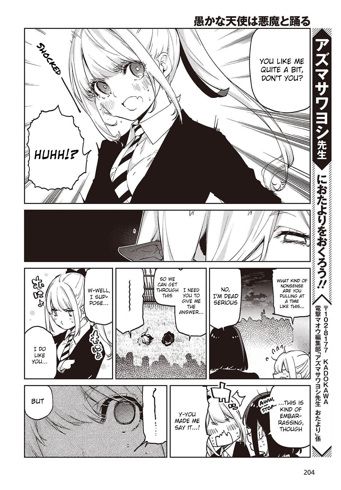 Oroka na Tenshi wa Akuma to Odoru Chap 113 - Next Chap 114