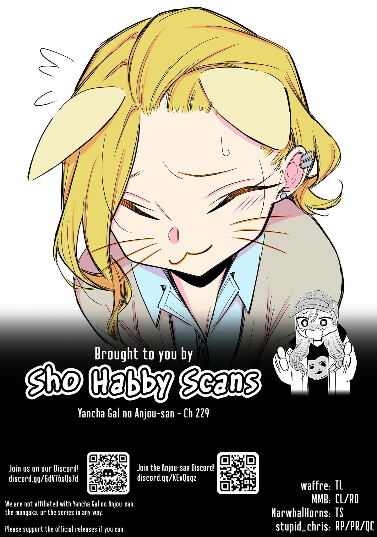 Yancha Gal no Anjou-san Chap 229 - Next Chap 230