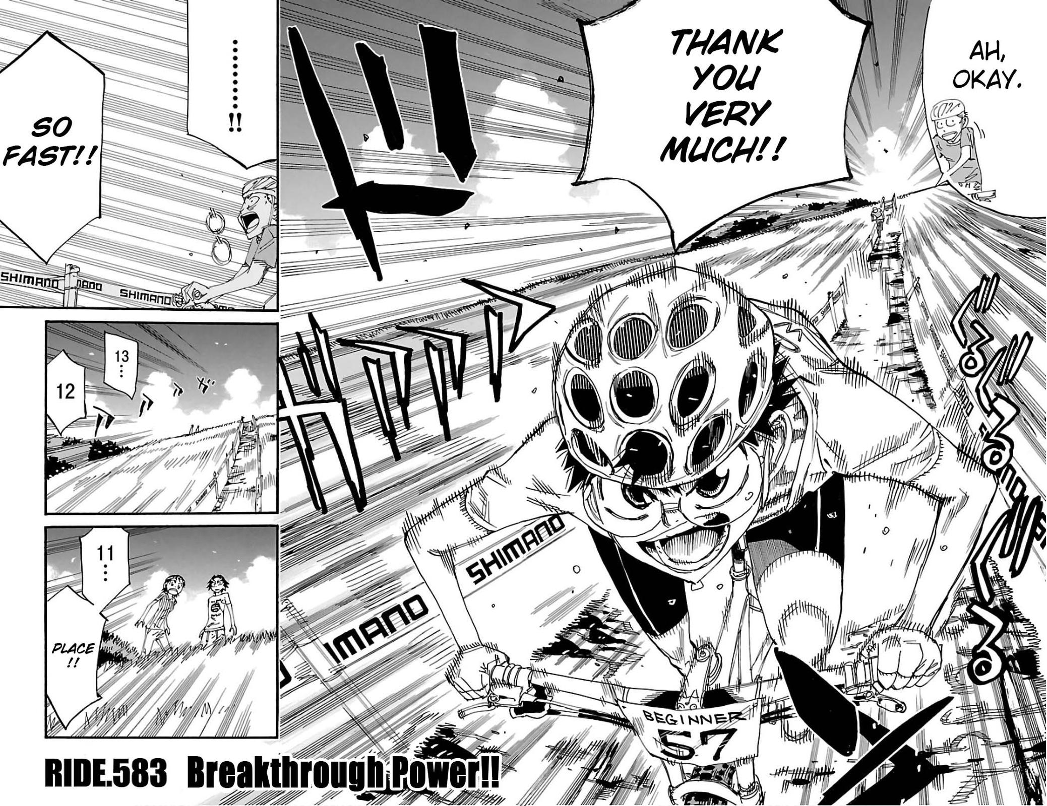 Yowamushi Pedal Chap 583 - Next Chap 584
