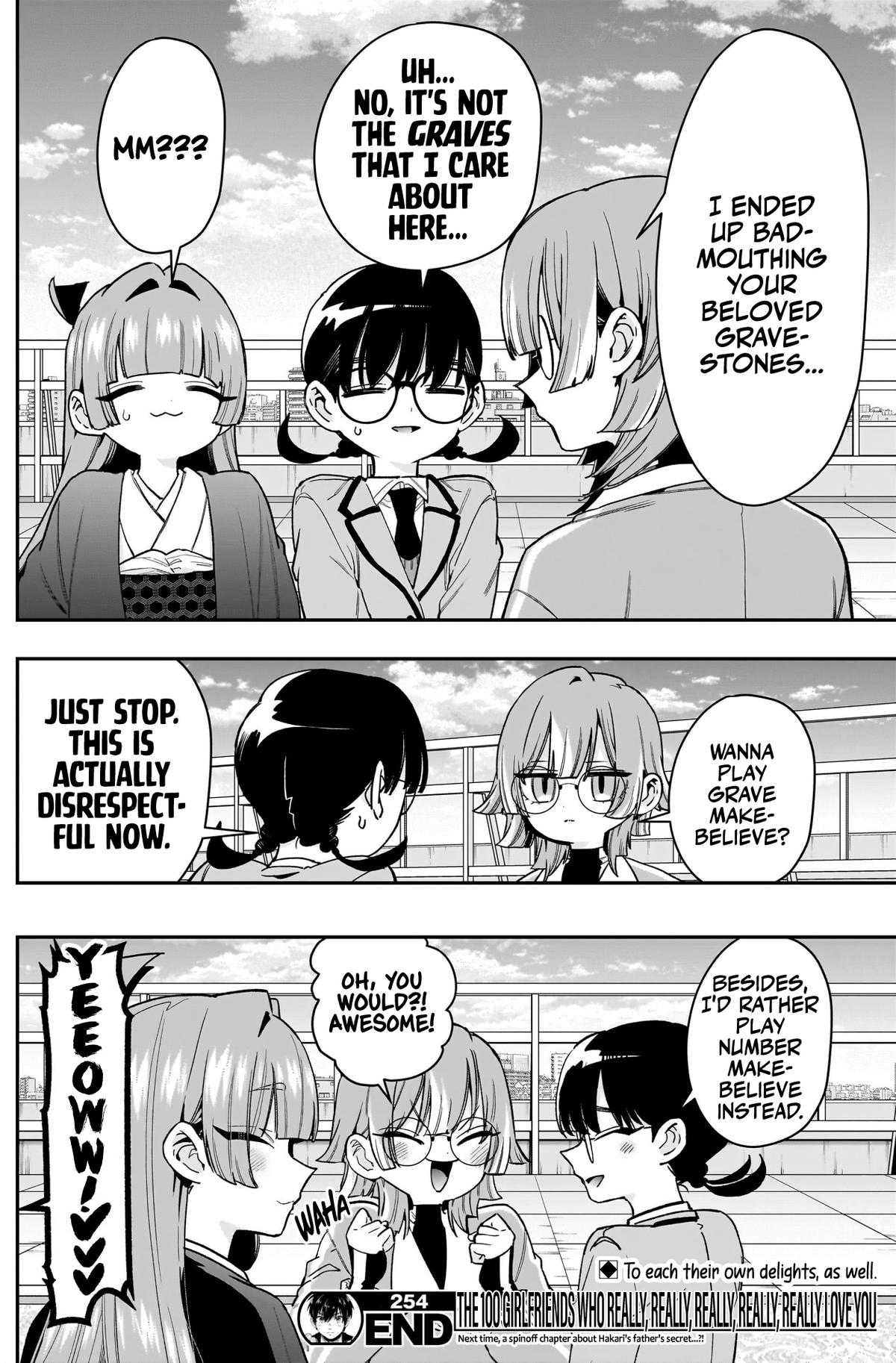 Kimi no Koto ga Daidaidaidaidaisuki na 100-nin no Kanojo Chap 254 - Next Chap 255