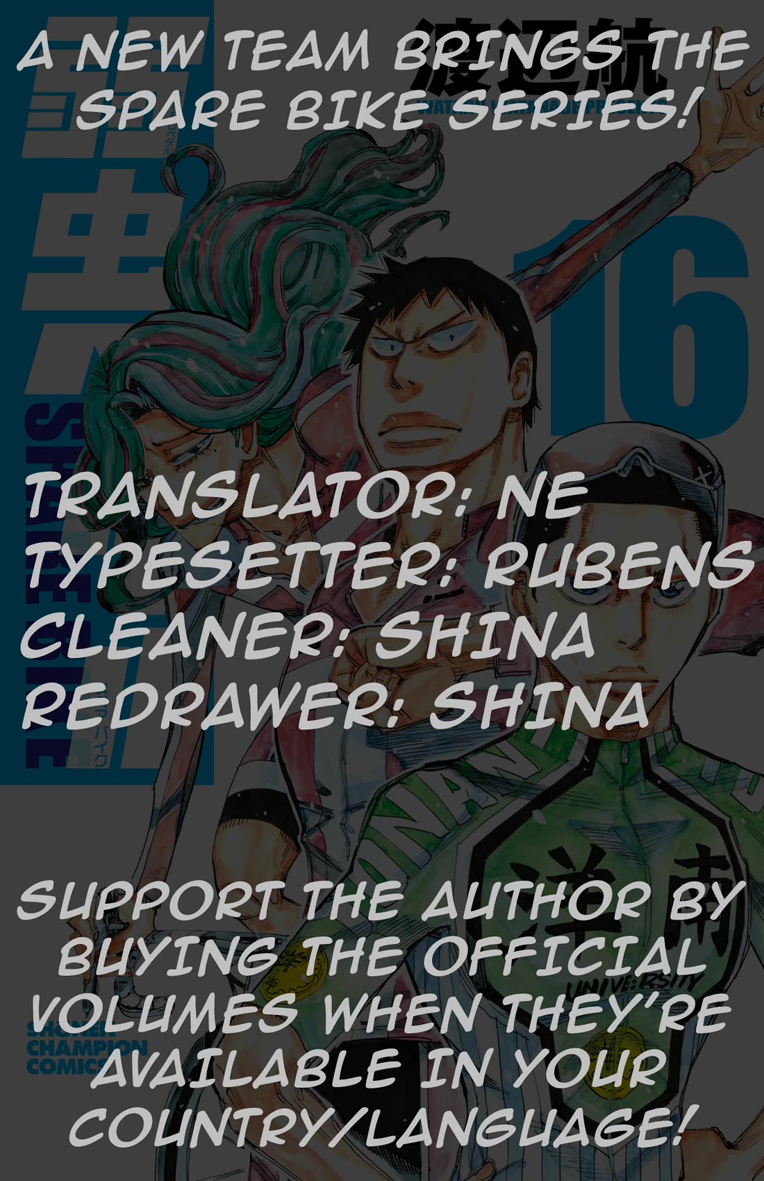 Yowamushi Pedal: Spare Bike Chap 126 - Next Chap 127
