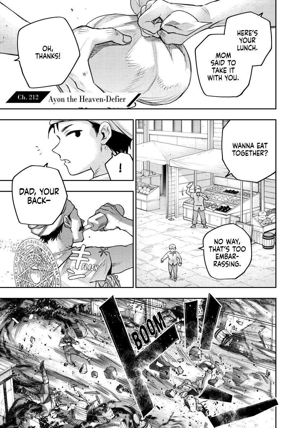 Mikata ga Yowasugite Hojo Mahou ni Tesshiteita Kyuutei Mahoushi, Tsuihou sarete Saikyou wo Mezashimasu Chap 212 - Next Chap 213