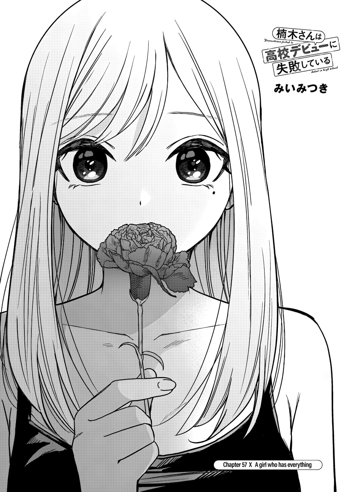 Kusunoki-san wa Koukou Debut ni Shippaishiteiru Chap 57 - Next Chap 58