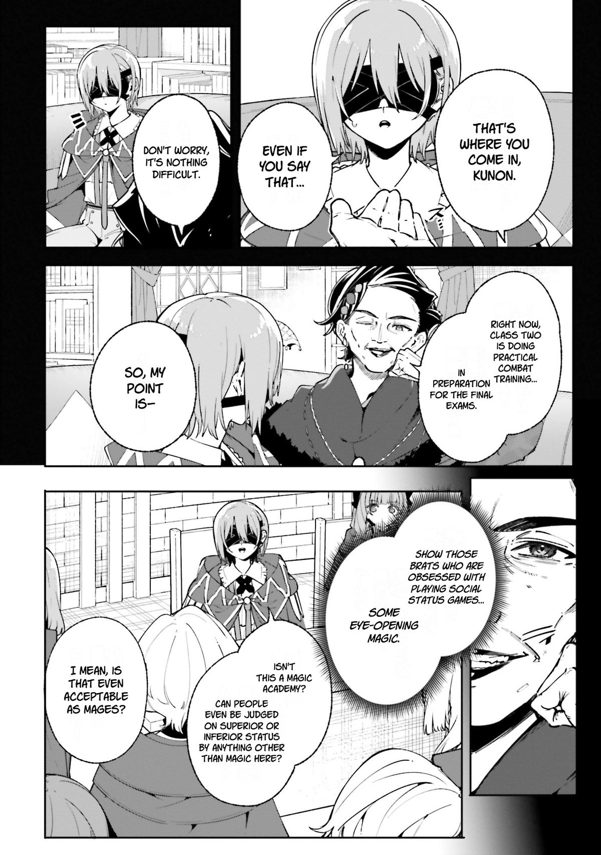 Majutsushi Kunon wa Mieteiru Chap 35 - Next Chap 36