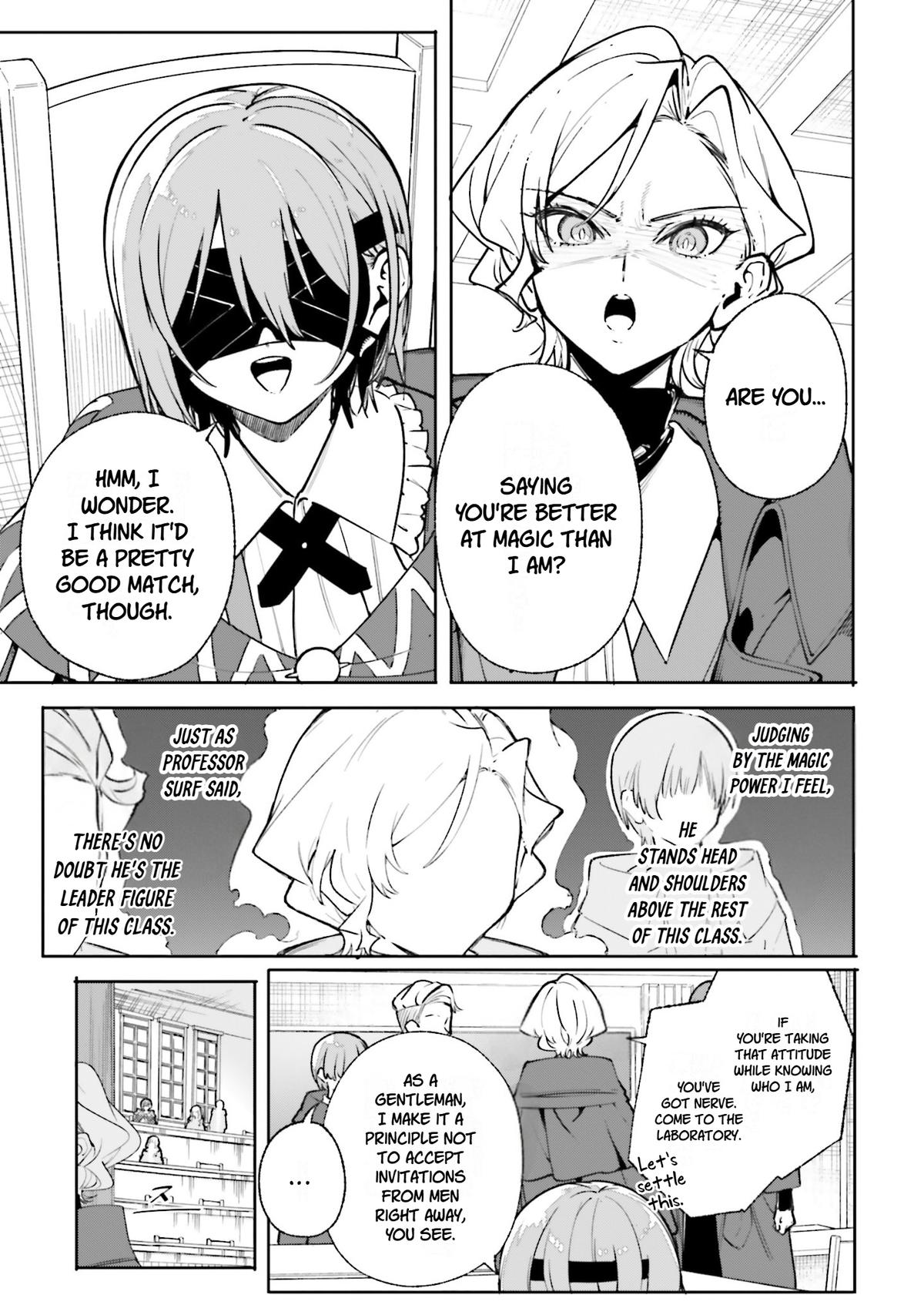 Majutsushi Kunon wa Mieteiru Chap 35 - Next Chap 36
