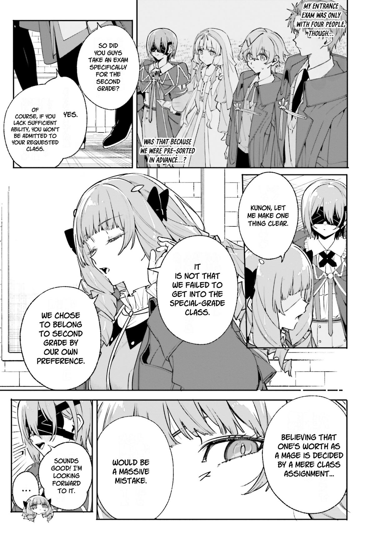 Majutsushi Kunon wa Mieteiru Chap 35 - Next Chap 36