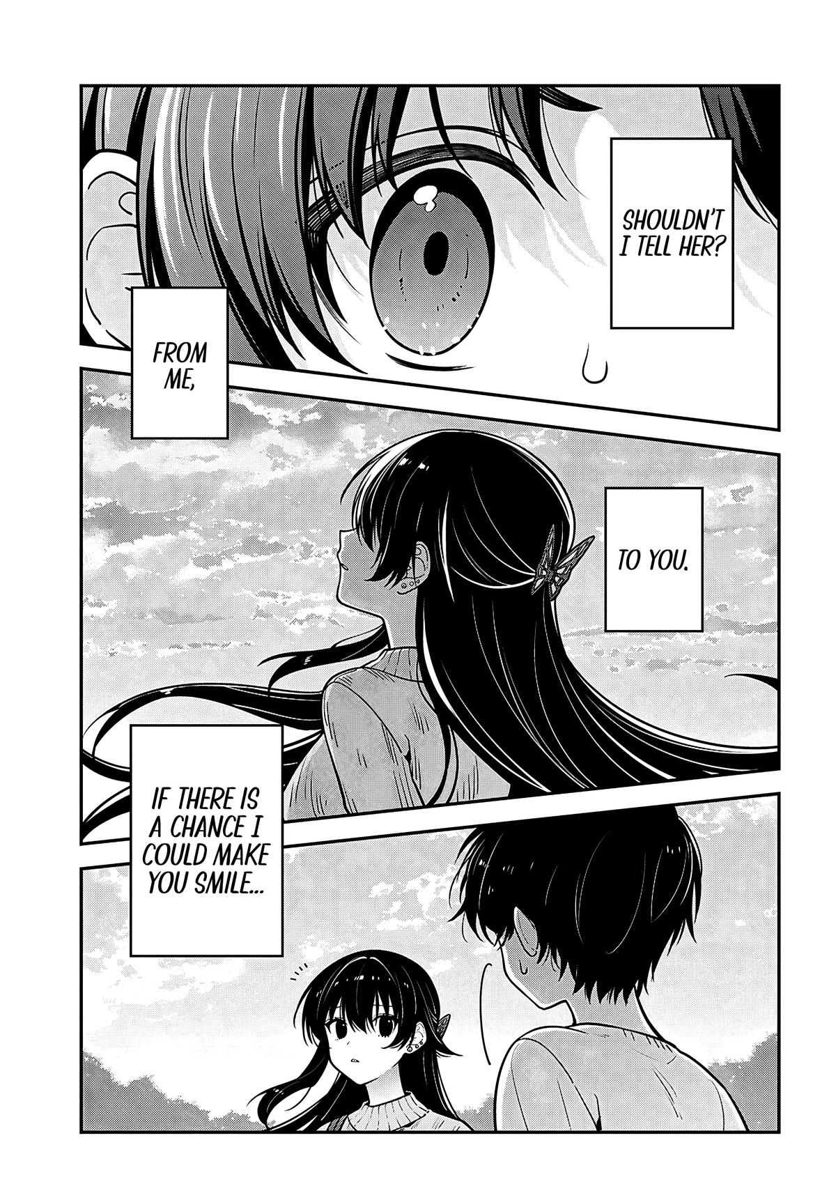 Tonari no Seki no Yankee Shimizu-san ga Kami wo Kuroku Sometekita Chap 22 - Next Chap 23