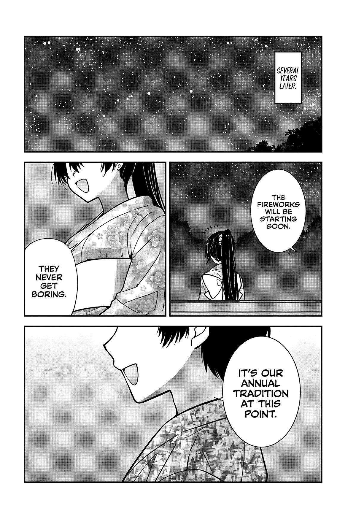 Tonari no Seki no Yankee Shimizu-san ga Kami wo Kuroku Sometekita Chap 22 - Next Chap 23