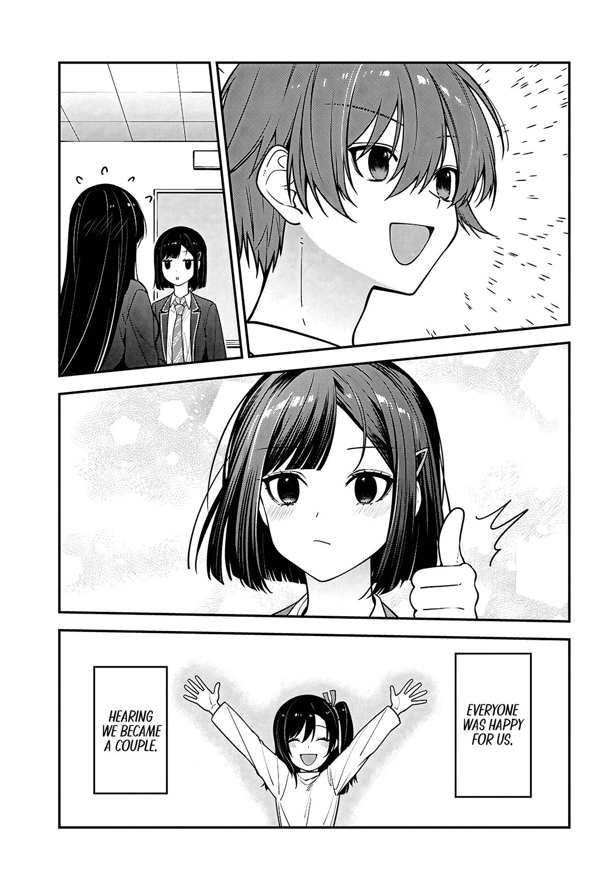 Tonari no Seki no Yankee Shimizu-san ga Kami wo Kuroku Sometekita Chap 22 - Next Chap 23