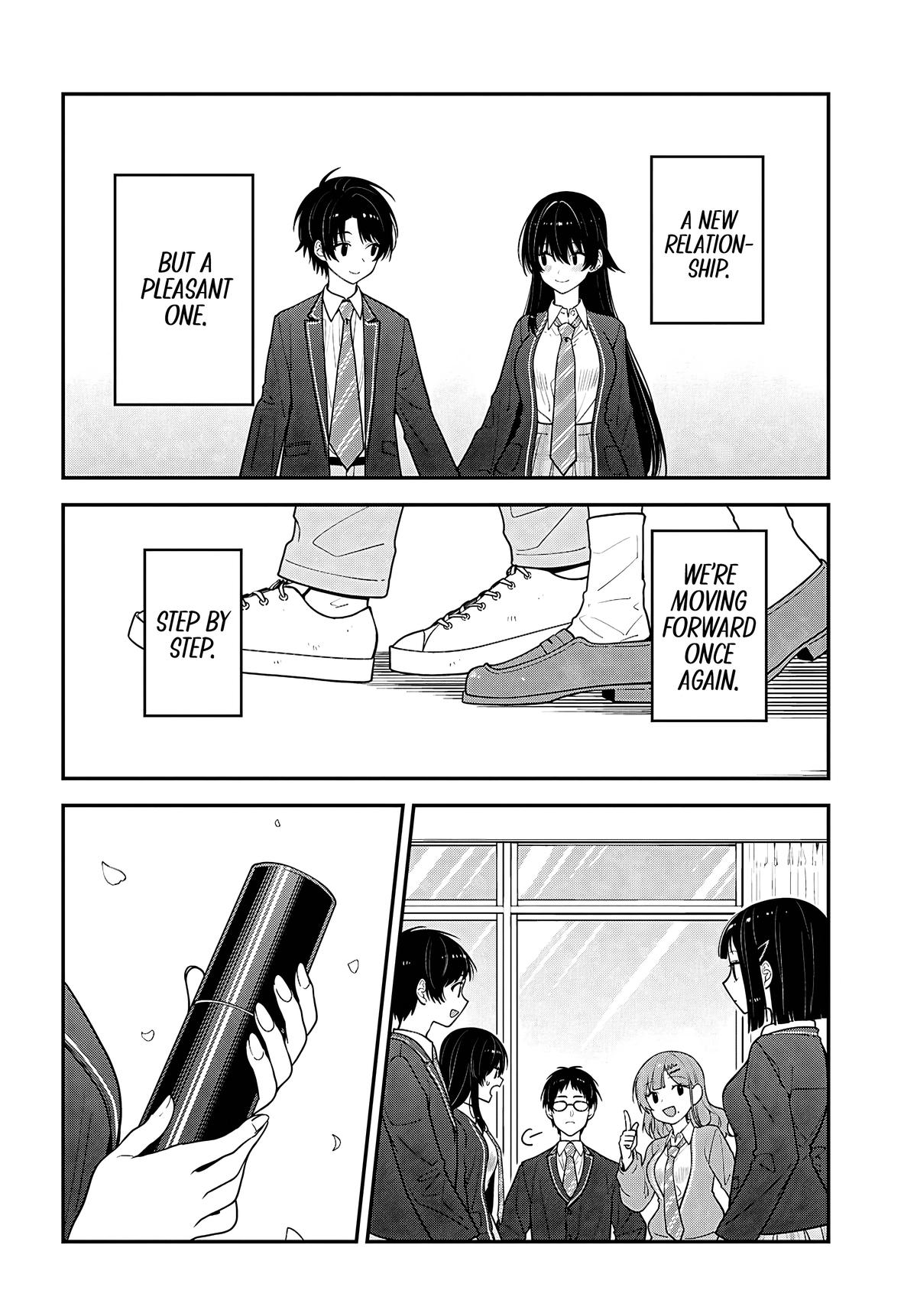 Tonari no Seki no Yankee Shimizu-san ga Kami wo Kuroku Sometekita Chap 22 - Next Chap 23