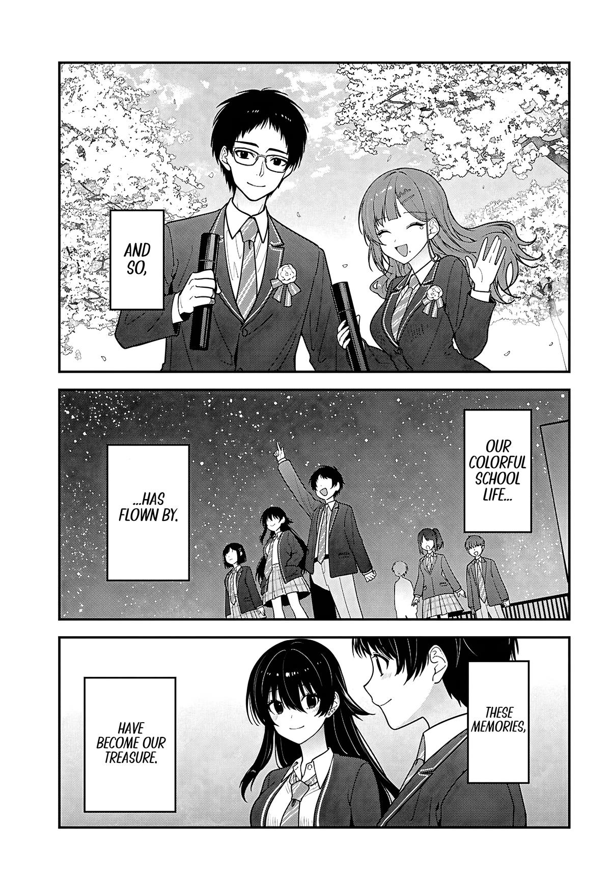 Tonari no Seki no Yankee Shimizu-san ga Kami wo Kuroku Sometekita Chap 22 - Next Chap 23