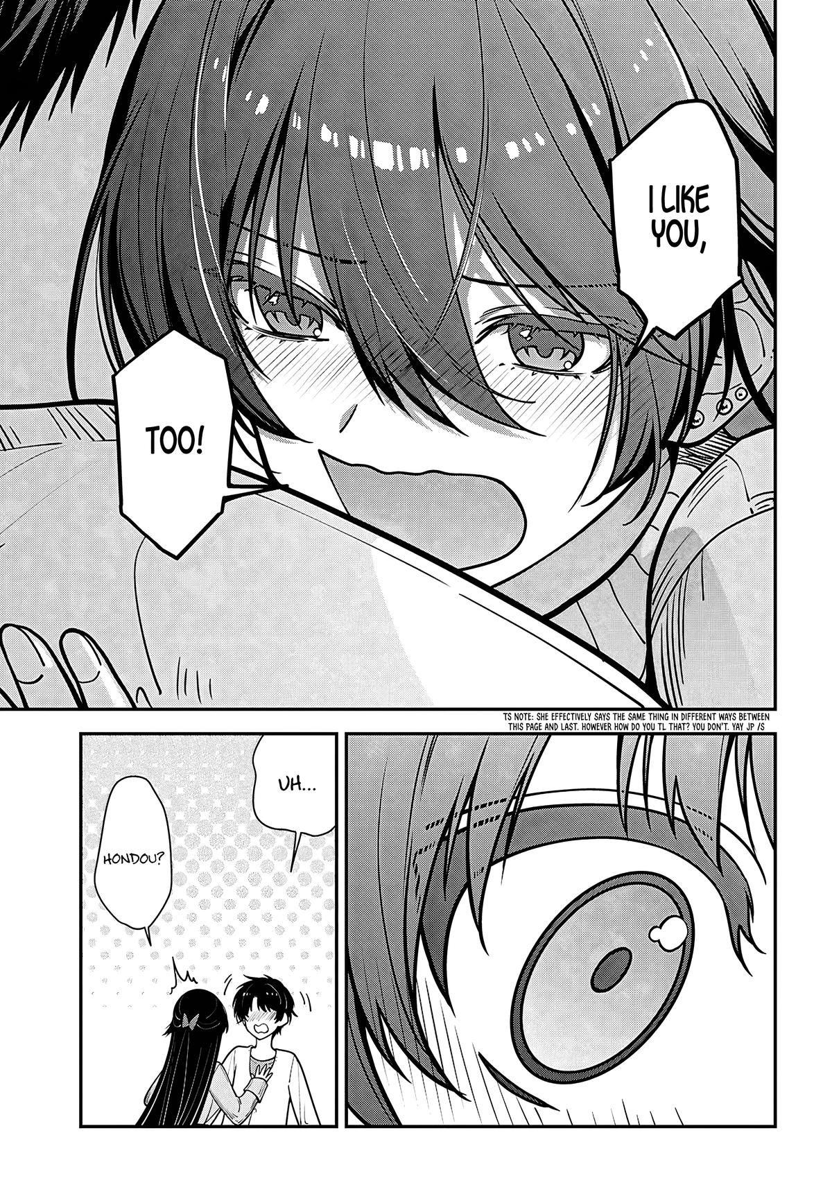 Tonari no Seki no Yankee Shimizu-san ga Kami wo Kuroku Sometekita Chap 22 - Next Chap 23