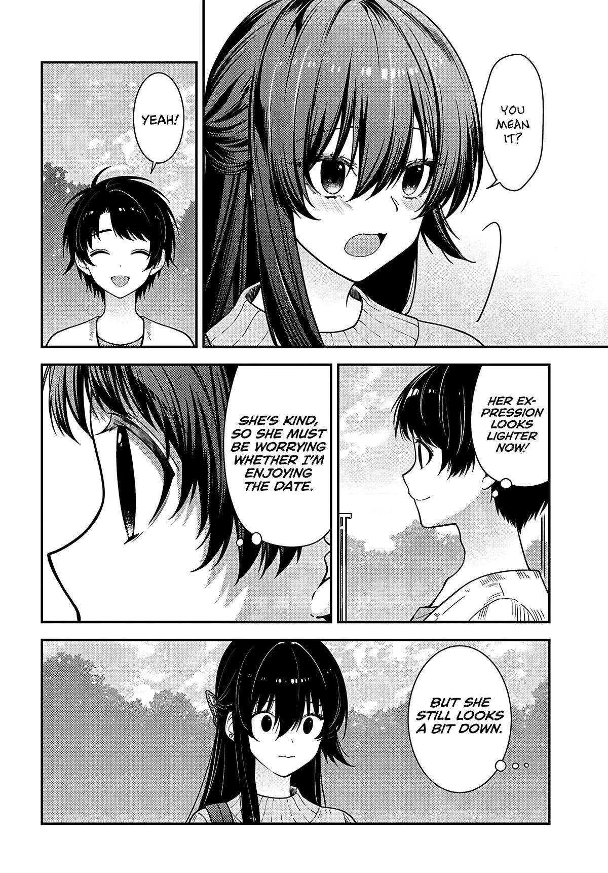 Tonari no Seki no Yankee Shimizu-san ga Kami wo Kuroku Sometekita Chap 22 - Next Chap 23