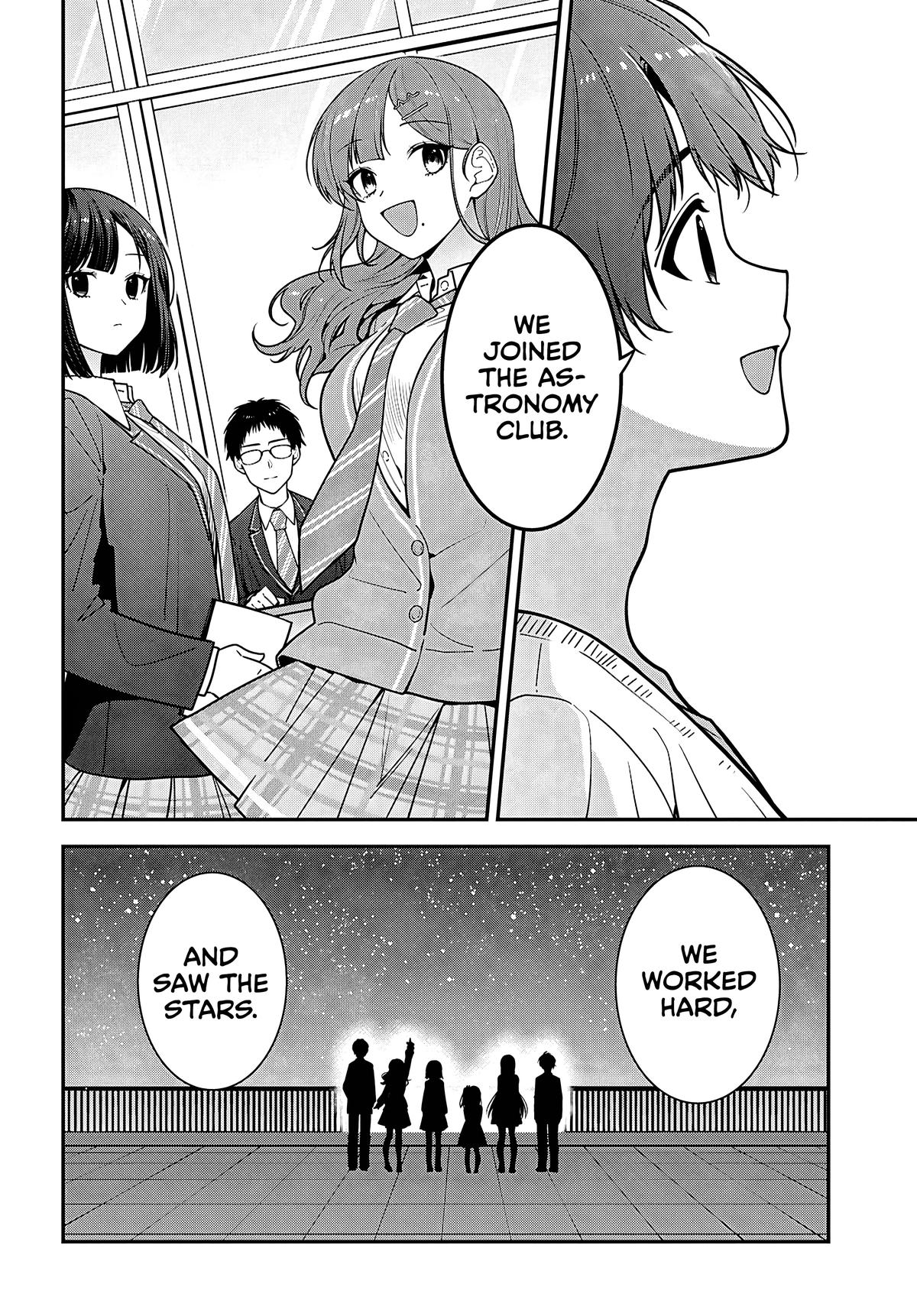 Tonari no Seki no Yankee Shimizu-san ga Kami wo Kuroku Sometekita Chap 22 - Next Chap 23