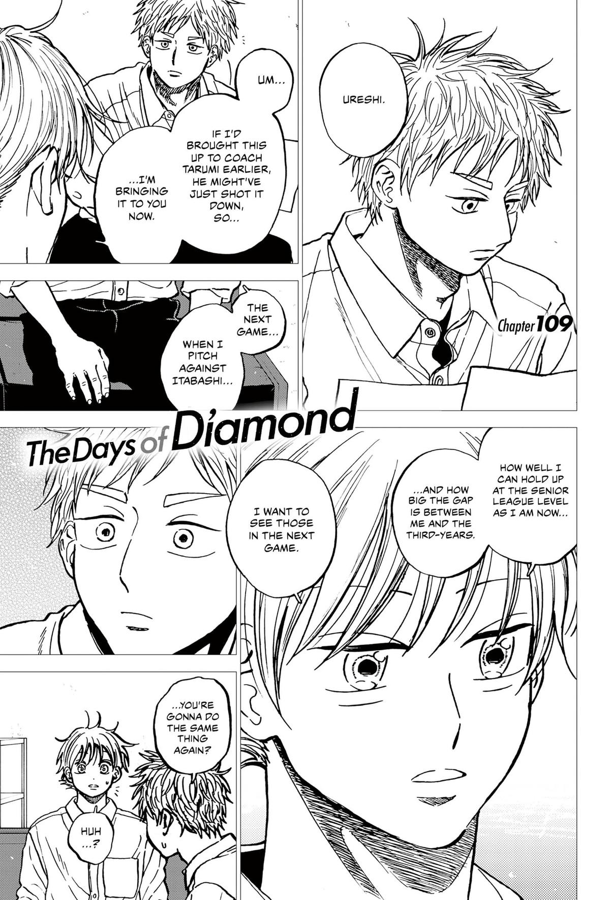 The Days of Diamond - Diamond no Kouzai Chap 109 - Next Chap 110