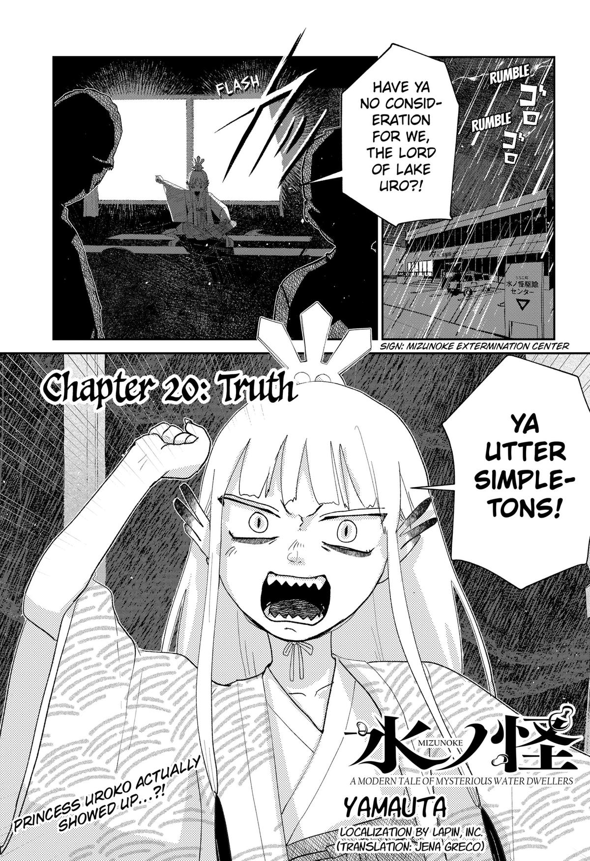 Mizunoke: Suiiki Kaii Kitan Imayou Chap 20 - Next Chap 21