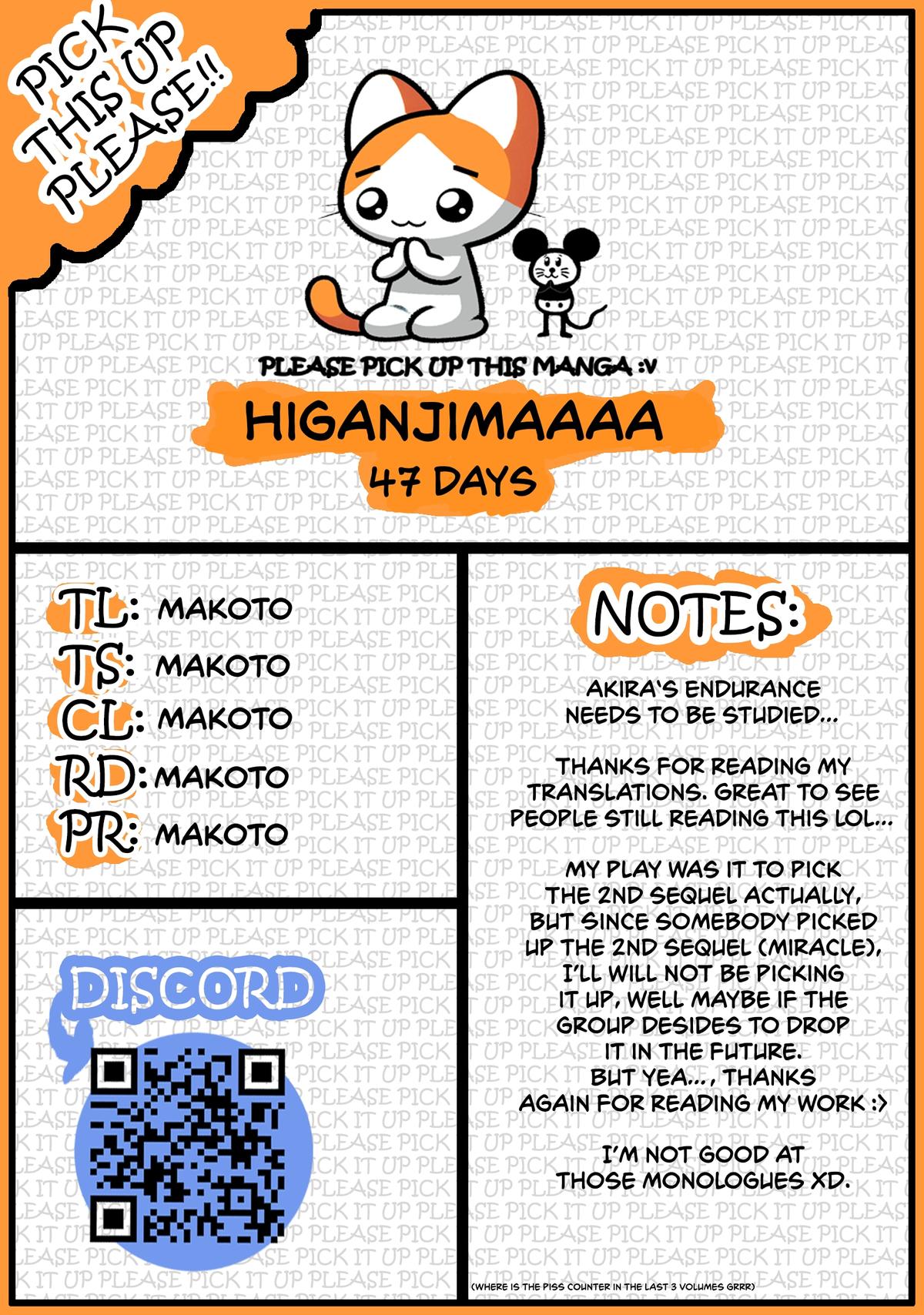 Higanjima - Saigo no 47 Hiai Chap 168 - Next Chap 169