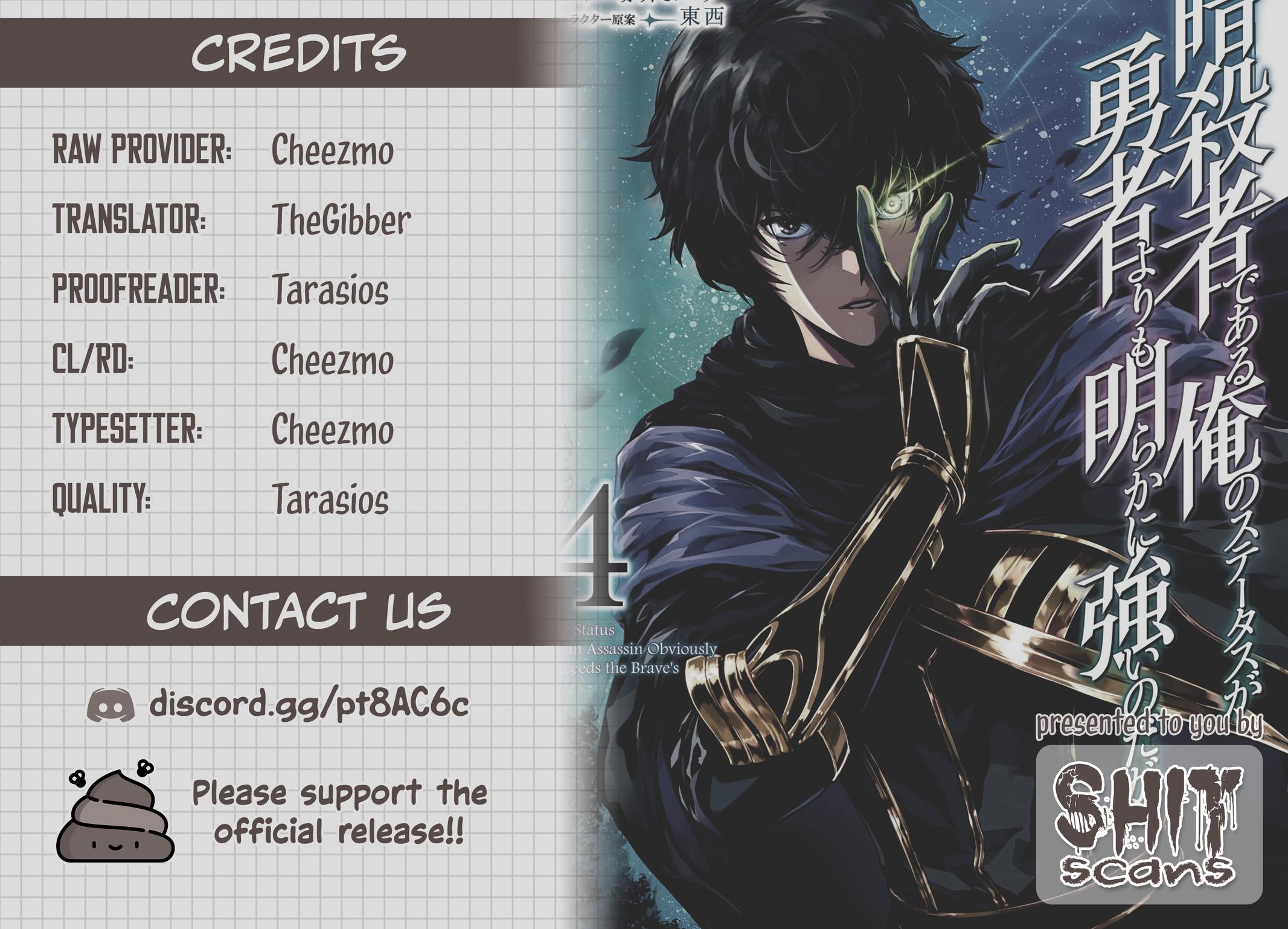 Ansatsusha de Aru Ore no Status ga Yuusha yori mo Akiraka ni Tsuyoi no da ga Chap 38 - Next Chap 39