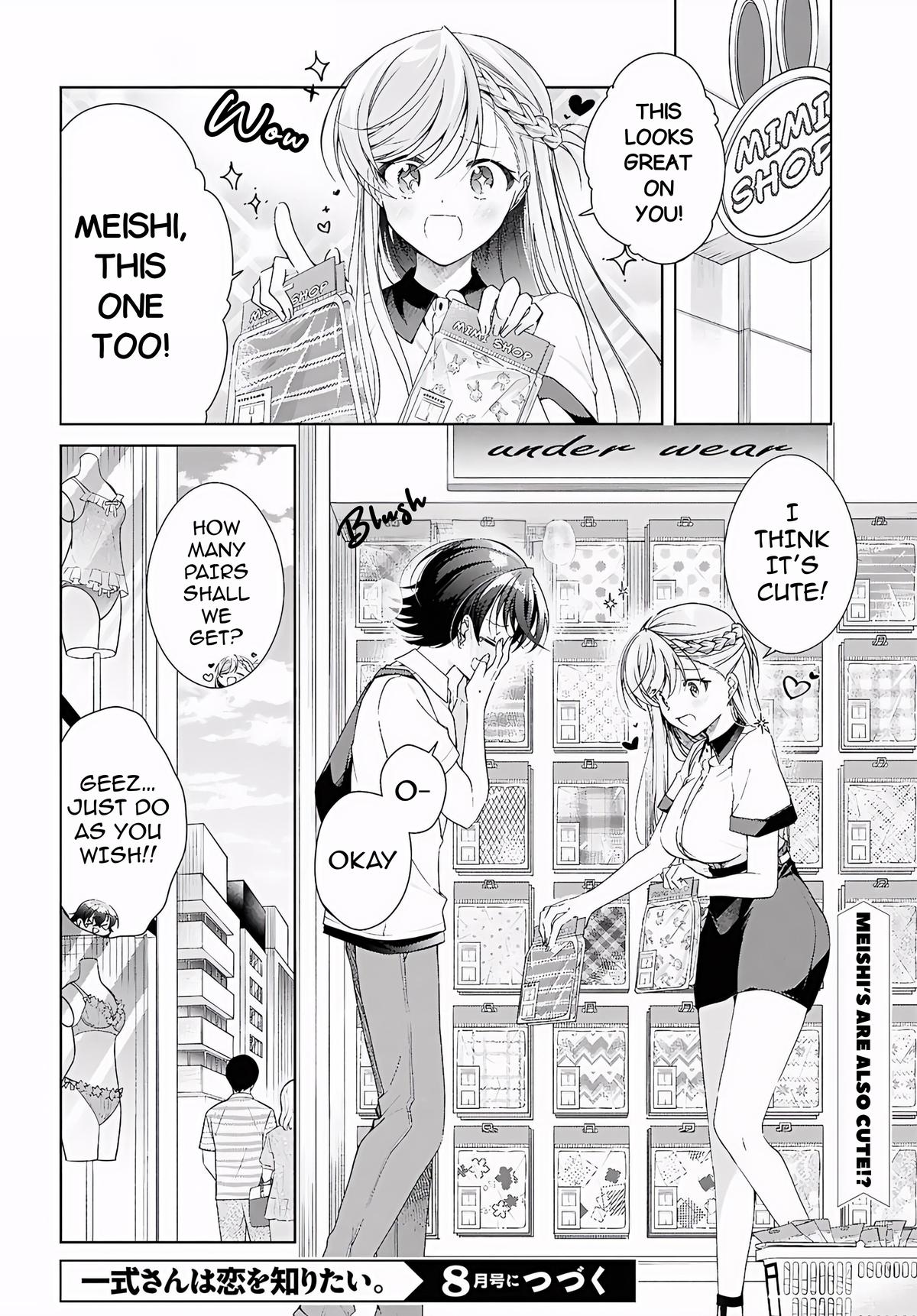 Isshiki-san wa Koi wo Shiritai. Chap 53 - Next Chap 54