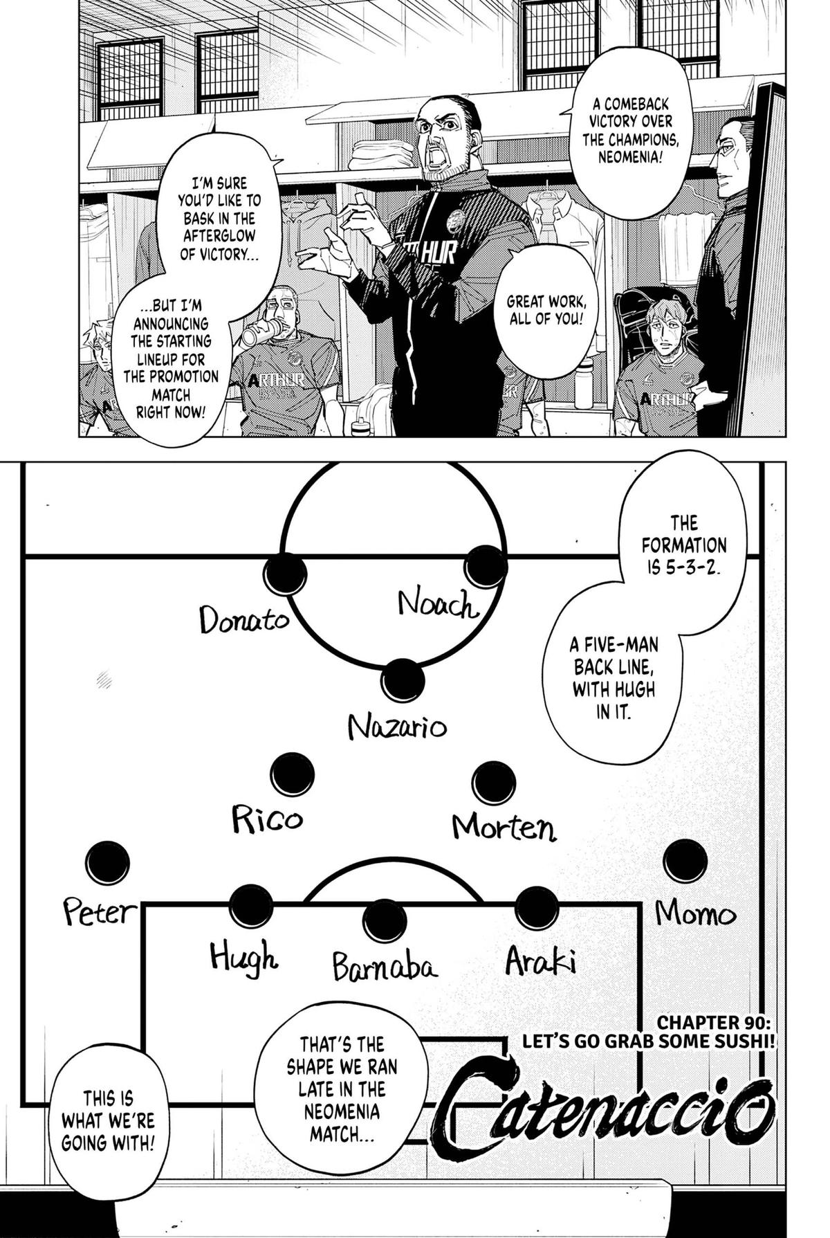 Catenaccio Chap 90 - Next Chap 91