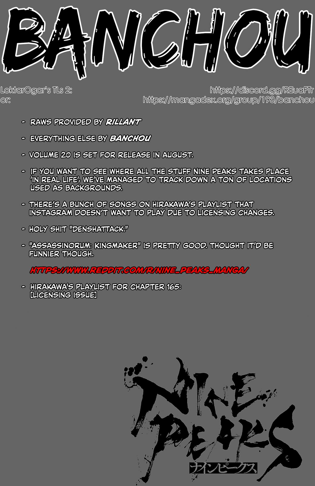 Nine Peaks Chap 165 - Next Chap 166