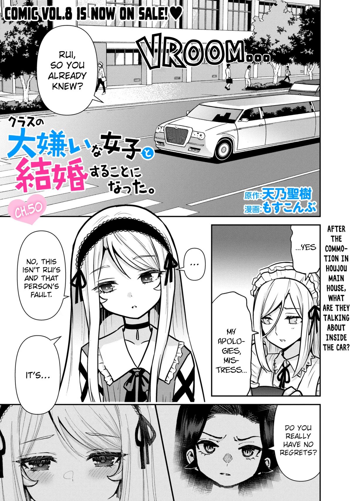 Class no Daikirai na Joshi to Kekkon suru Koto ni Natta. Chap 50.1 - Next Chap 51.1