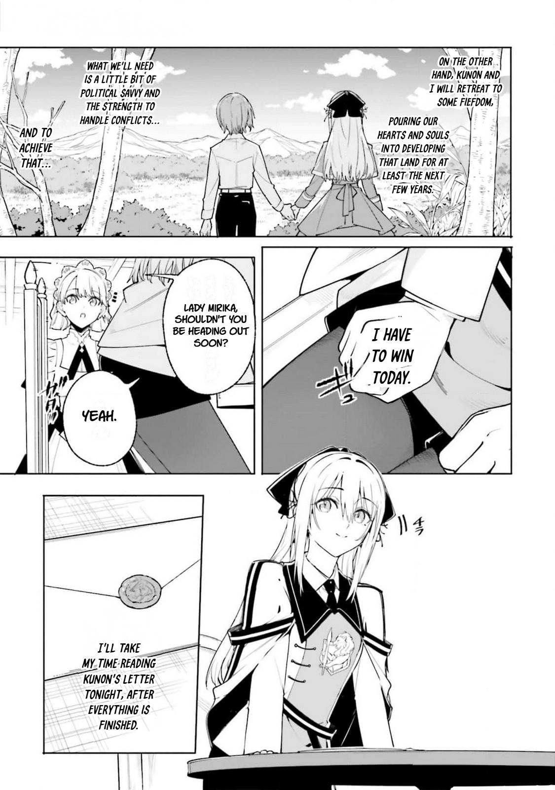 Majutsushi Kunon wa Mieteiru Chap 31 - Next Chap 32
