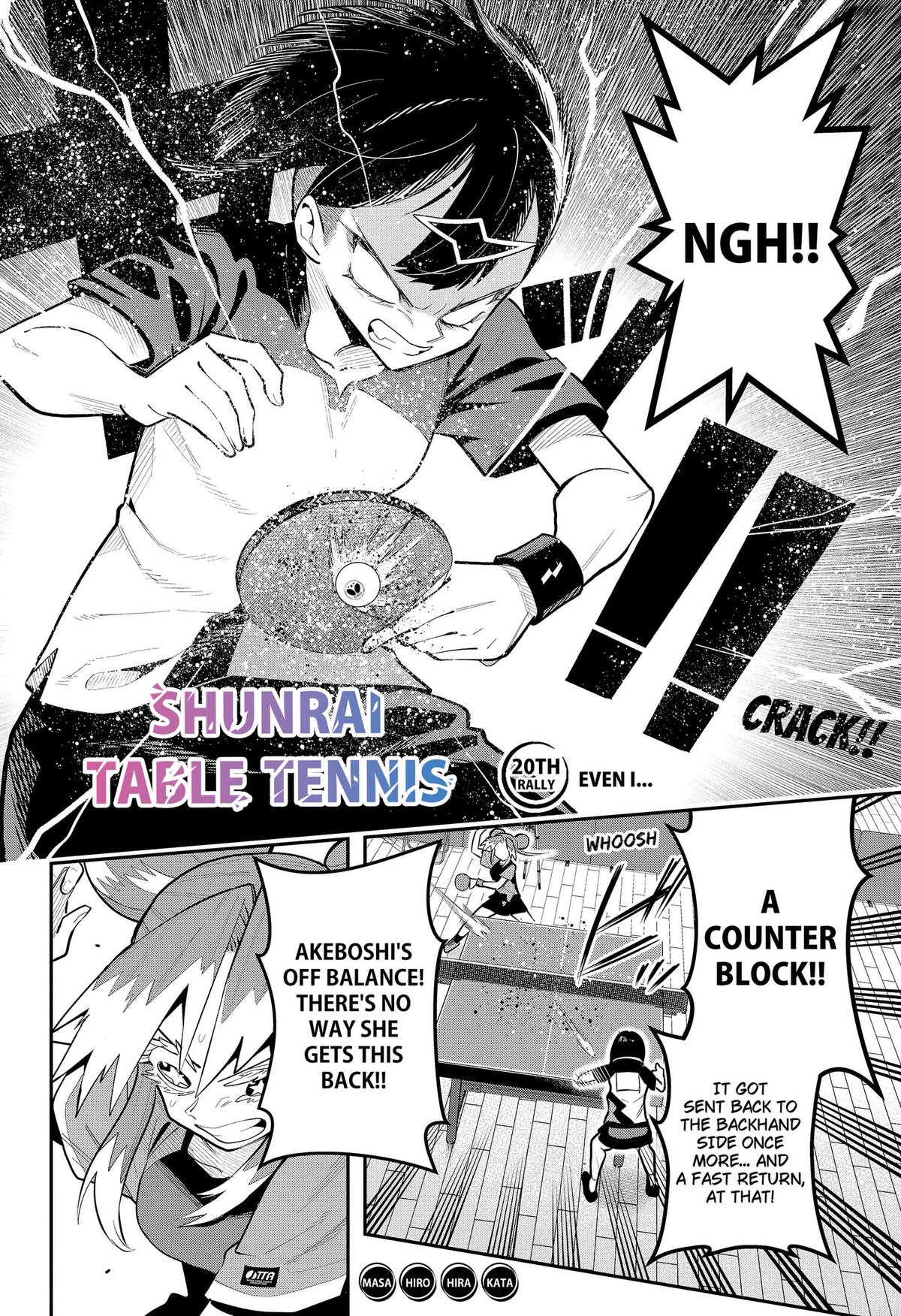Shunrai Table Tennis Chap 20 - Next Chap 21