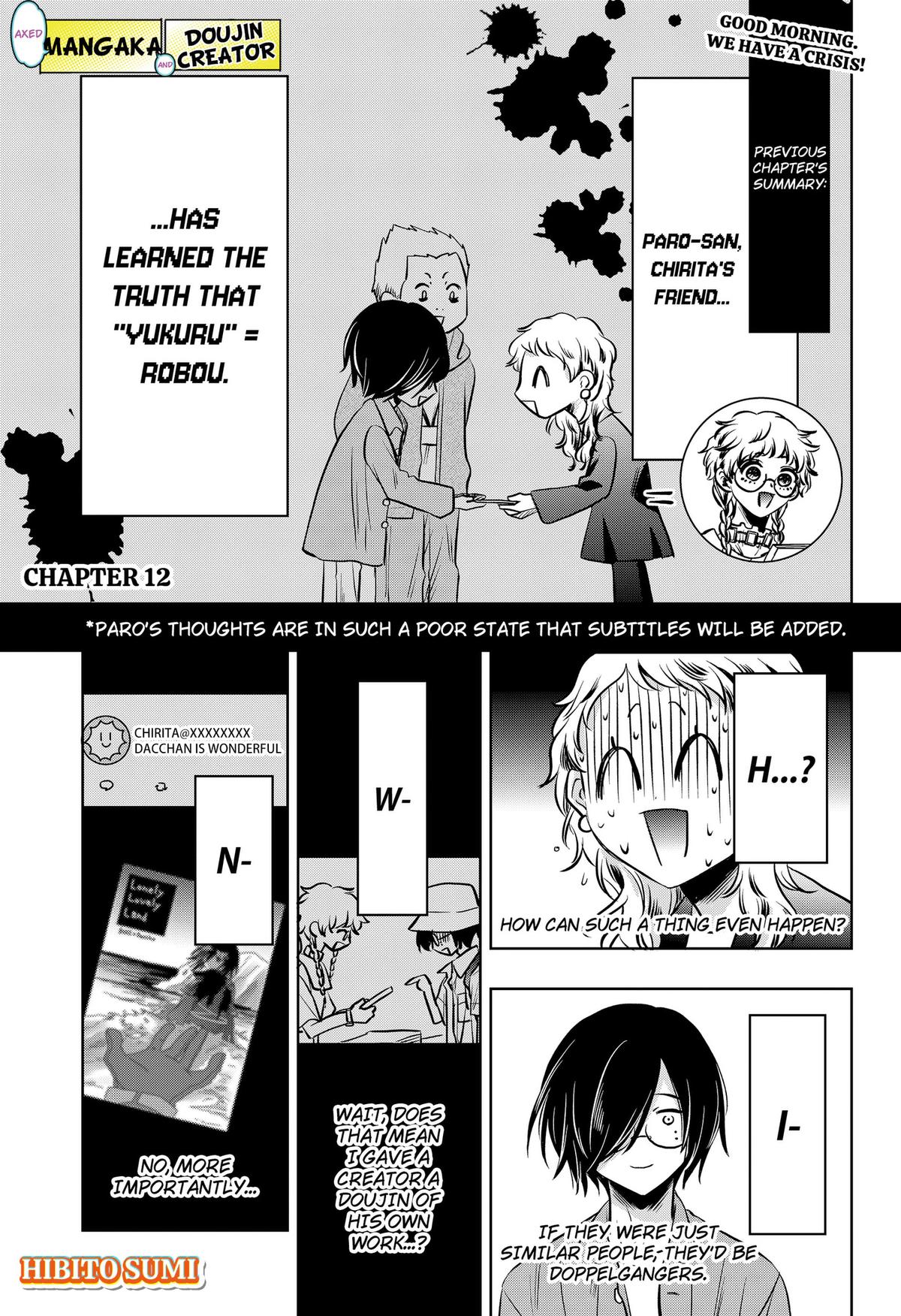 Uchikirare Mangaka to Doujin Onna Chap 12 - Next Chap 13