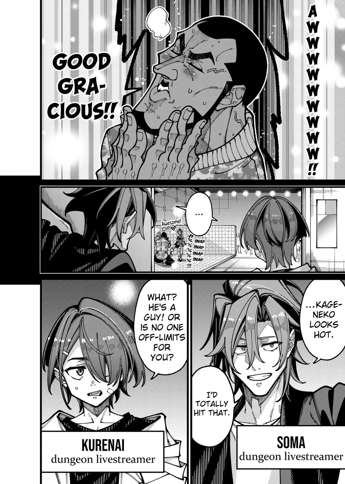 Jimi na Ojisan, Jitsu wa Eiyuu deshita. Jikaku ga Nai Mama Musou shitetara, Mei no Dungeon Haishin de Sarasareteta you desu Chap 32 - Next Chap 33