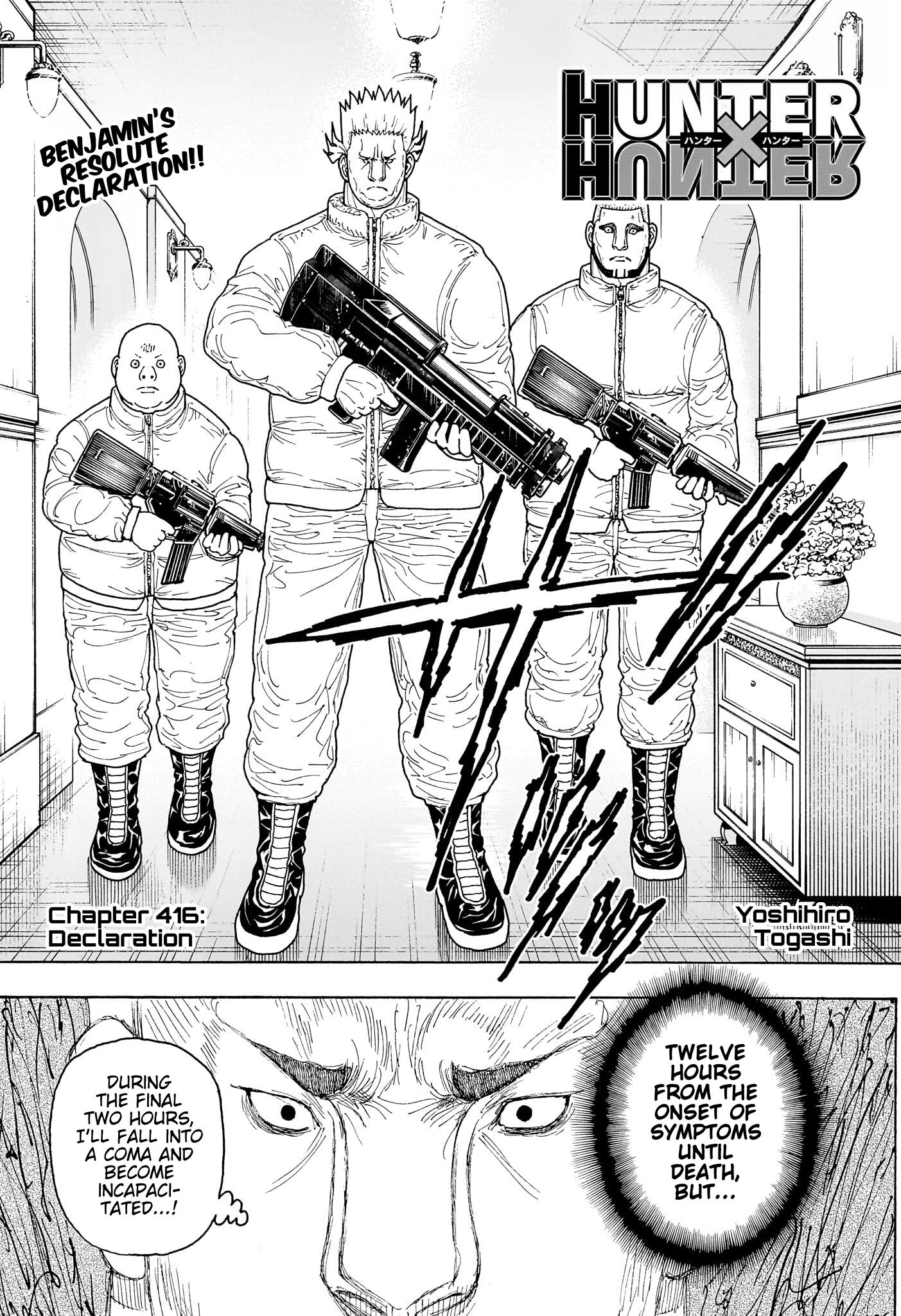 Hunter x Hunter Chap 416 - Next Chap 417