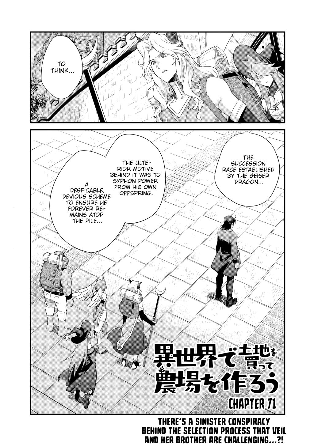Isekai de Tochi wo Katte Noujou wo Tsukurou Chap 71 - Next Chap 72