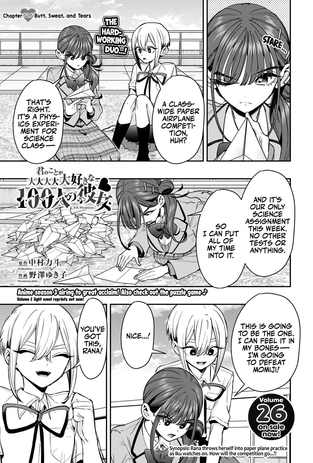 Kimi no Koto ga Daidaidaidaidaisuki na 100-nin no Kanojo Chap 252 - Next Chap 253