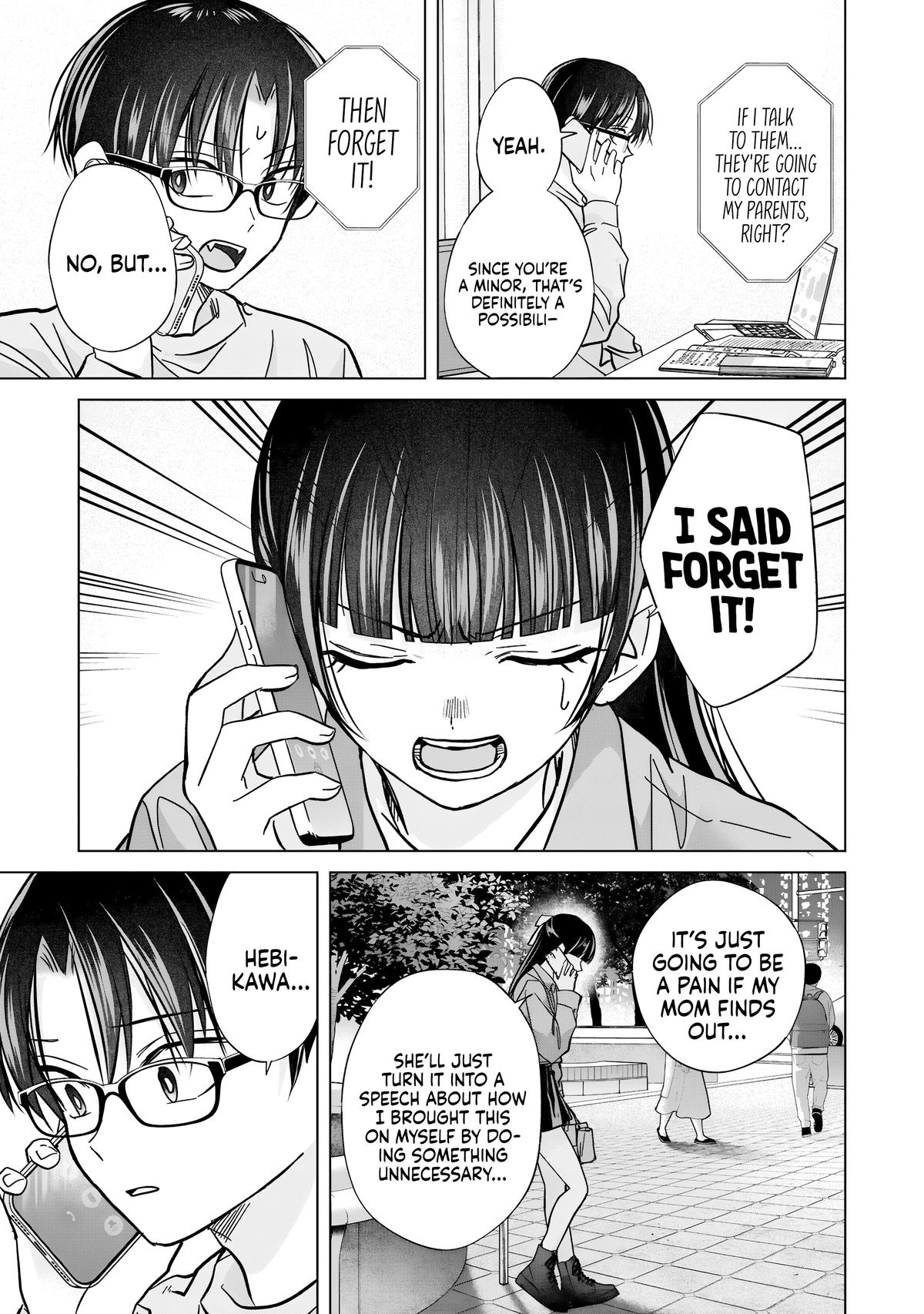 Kusunoki-san wa Koukou Debut ni Shippaishiteiru Chap 55 - Next Chap 56