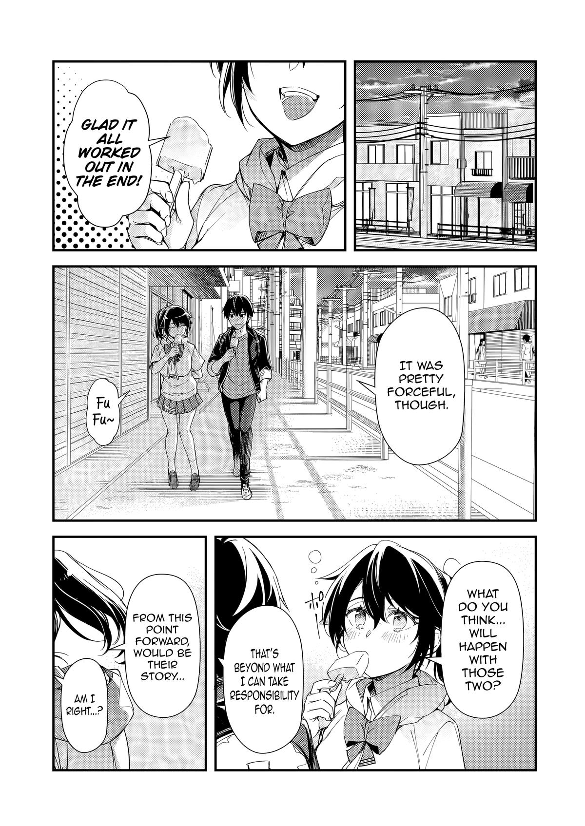 Ore ni Trauma wo Ataeta Joshi-tachi ga Chirachira Mitekuru kedo, Zannen desu ga Teokure desu Chap 33.4 - Next Chap 34.4