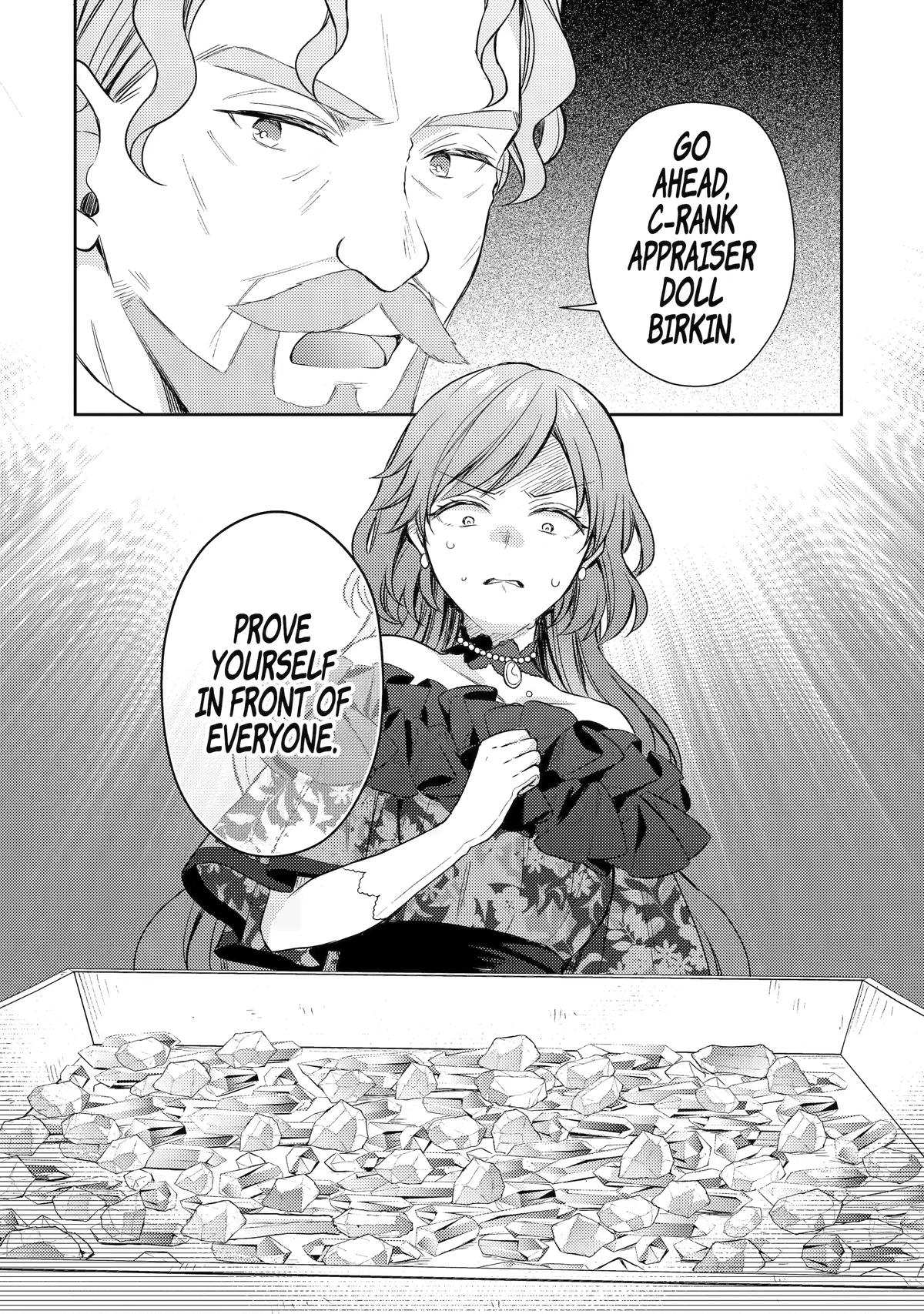 Botsuraku Reijou no Okinimesu mama: Konyaku Haki sareta node Houseki Kanteishi toshite Dokuritsu shimasu Chap 13 - Next Chap 14
